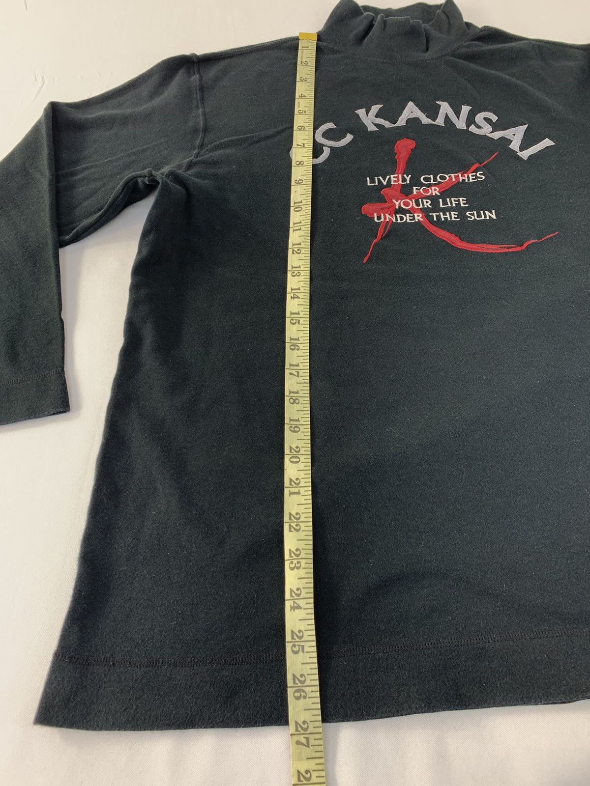 Kansai Yamamoto Vintage 90s CC Kansai Yamamoto Embroidery Logo Turtle Neck Size US L / EU 52-54 / 3 - 7 Thumbnail