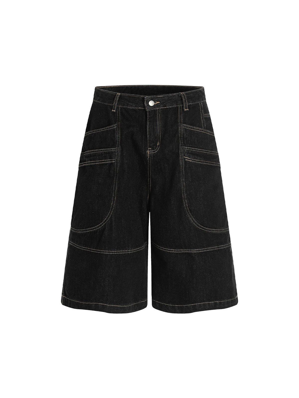 Other Contrast Stitched Patch Pocket Denim Jorts Size US 30 / EU 46 - 5 Thumbnail