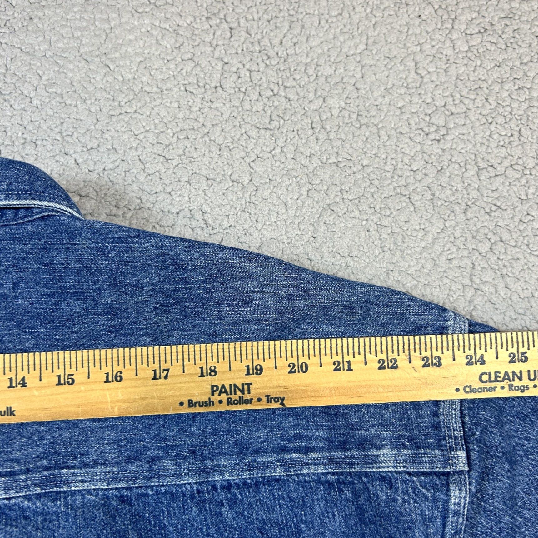 Ralph Lauren VINTAGE Chaps Ralph Lauren Denim Shirt Mens XL Blue Long Sleeve Workwear 90s Shirt Mens XL Blue Denim Size US XL / EU 56 / 4 - 8 Thumbnail