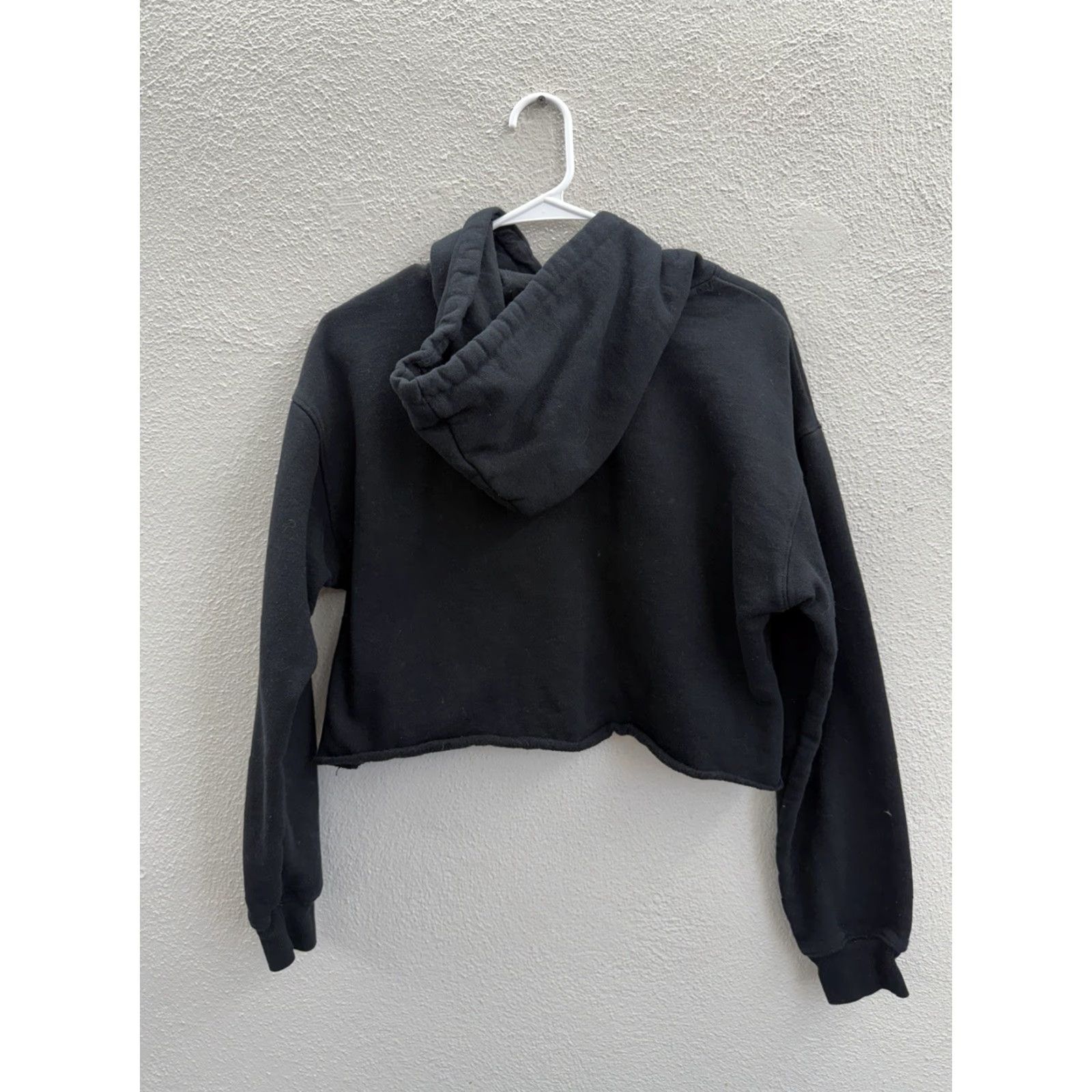 Polaroid Polaroid Sweatshirt Womens Size M Black Cropped Logo Hooded Crew Neck Casual Activewear Pullover All Seasons Size M / US 6-8 / IT 42-44 - 6 Thumbnail