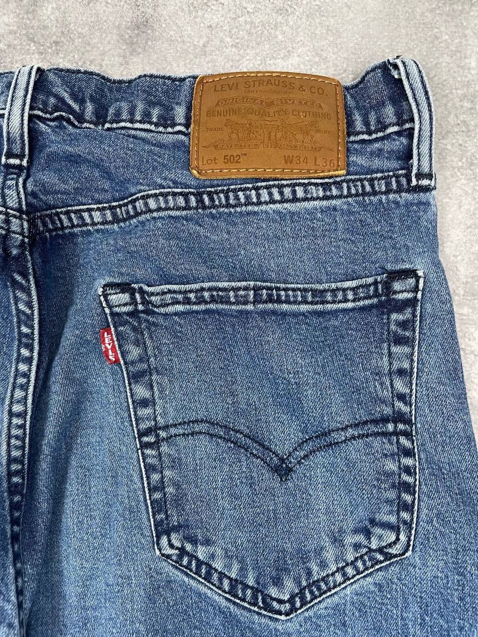 Levi's Levi's Men Denim Jeans Blue Straight Fit Size W34 Size US 34 / EU 50 - 5 Thumbnail