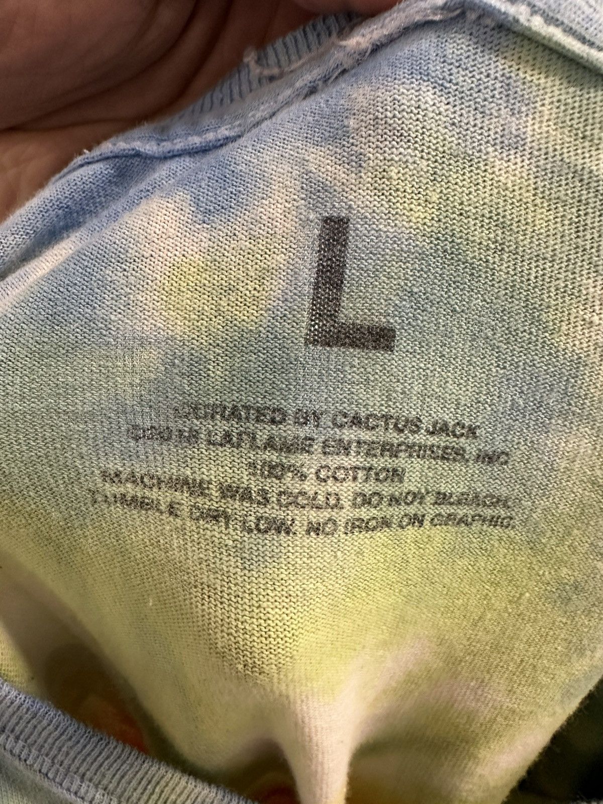 Travis Scott Travis Scott Lollapalooza Tie Dye tee All I got tee Size US L / EU 52-54 / 3 - 4 Thumbnail