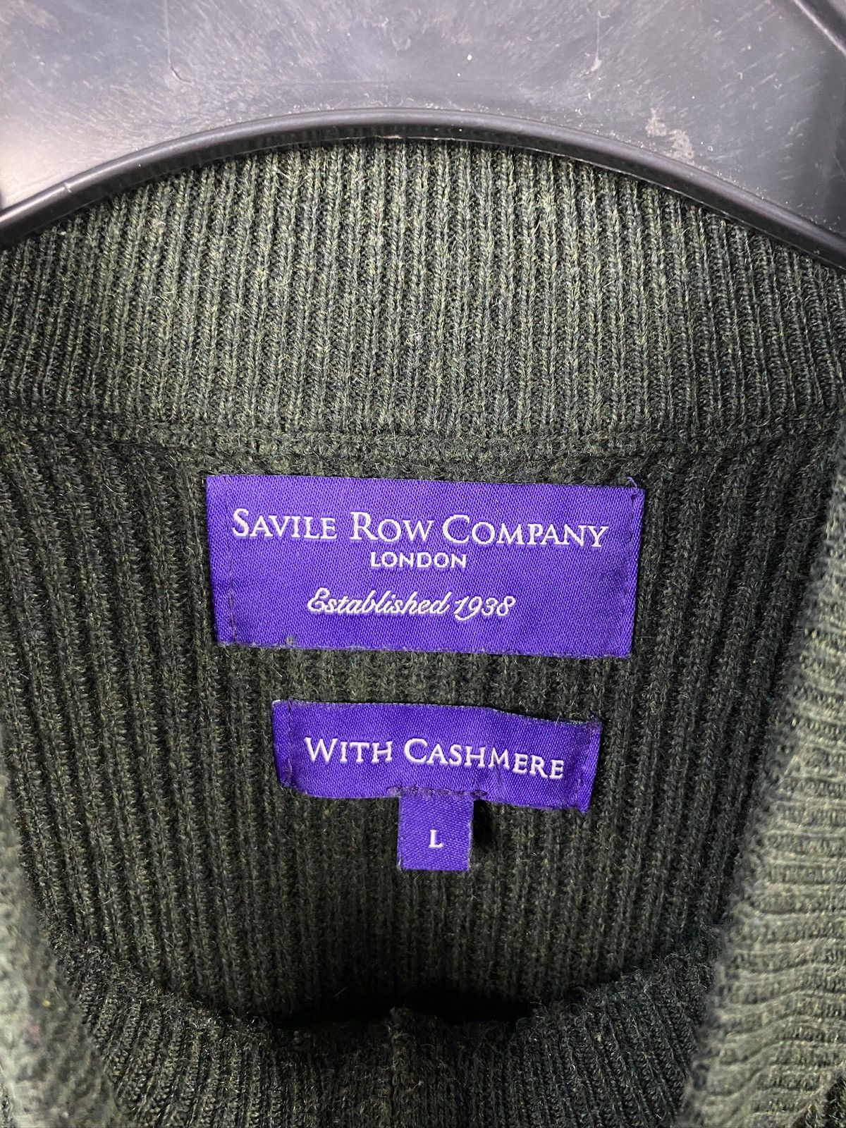 Other Savile Row Company London 1/4 Zip Pullover With Cashmere Size US L / EU 52-54 / 3 - 6 Thumbnail