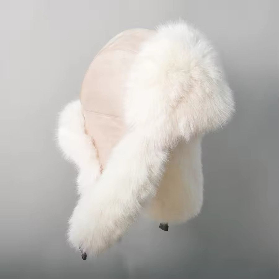 Japanese Brand Warm Faux Fox Fur Hat Size ONE SIZE - 3 Thumbnail