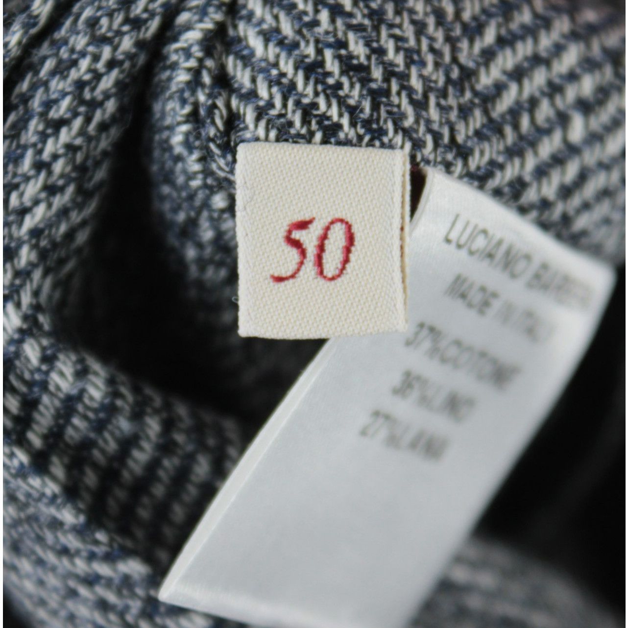 Luciano Barbera Luciano Barbera Sport Coat Size 40 US in Blue Size 40R - 8 Thumbnail