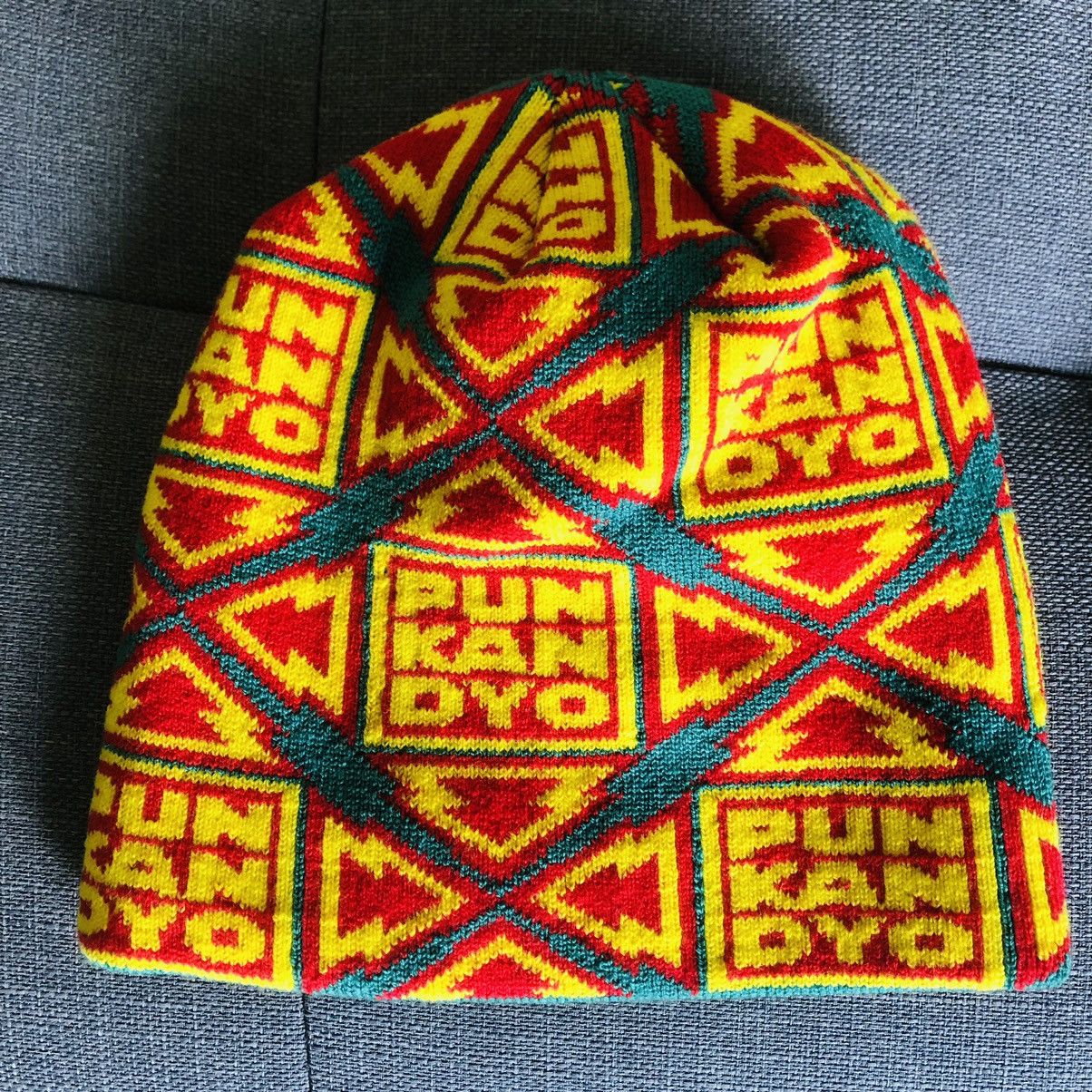 Punk and Yo Punk&Yo Striker Beanie Green/Yellow Size ONE SIZE - 3 Thumbnail