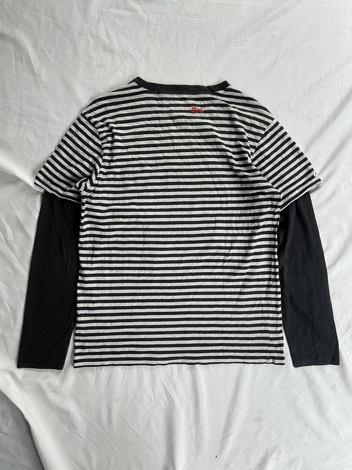 PPFM RUGGER BASIC HOUSE 3.J.R.6 STRIPED DOULE LAYER LONG SLEEVE Size US M / EU 48-50 / 2 - 2 Thumbnail