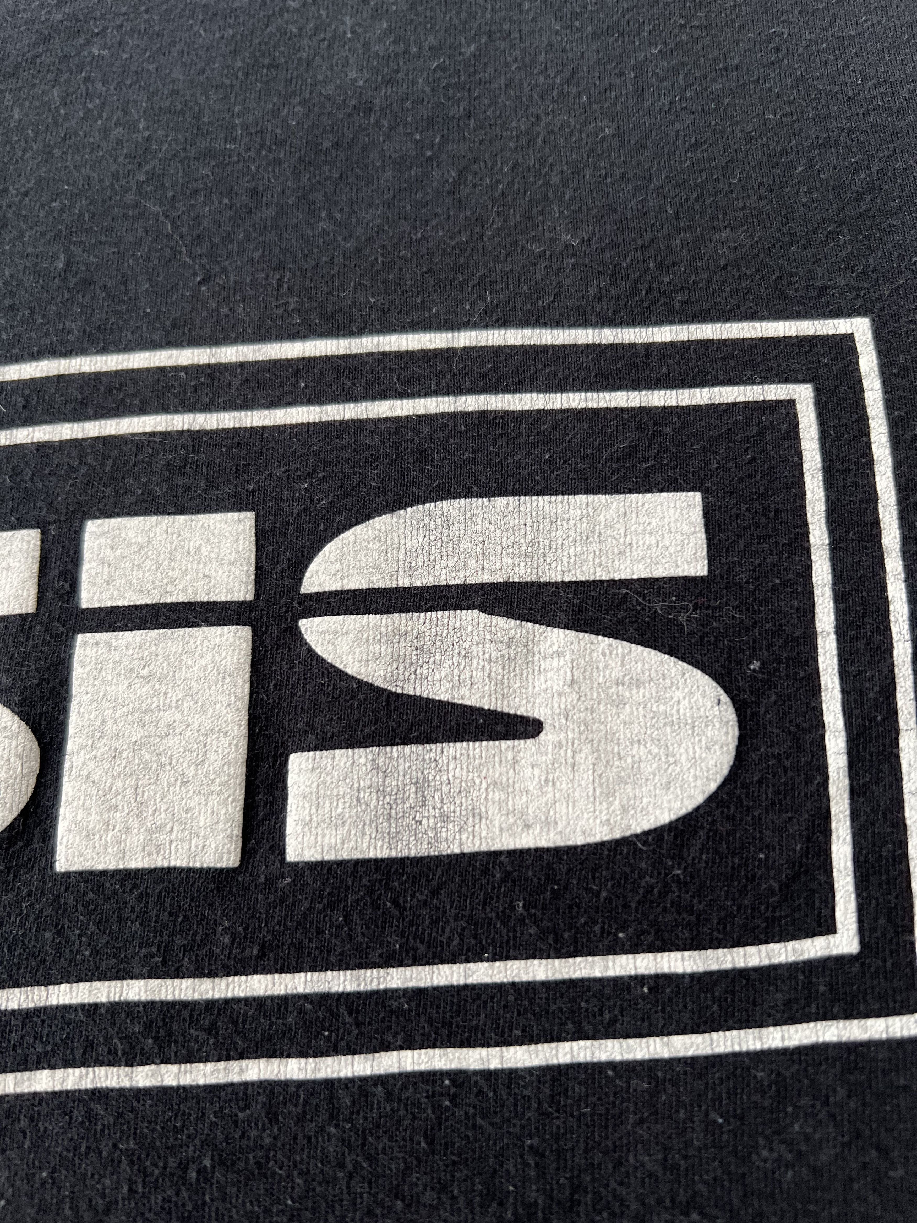 Vintage 2002 Oasis Heathen Chemistry Britpop Black T-shirt