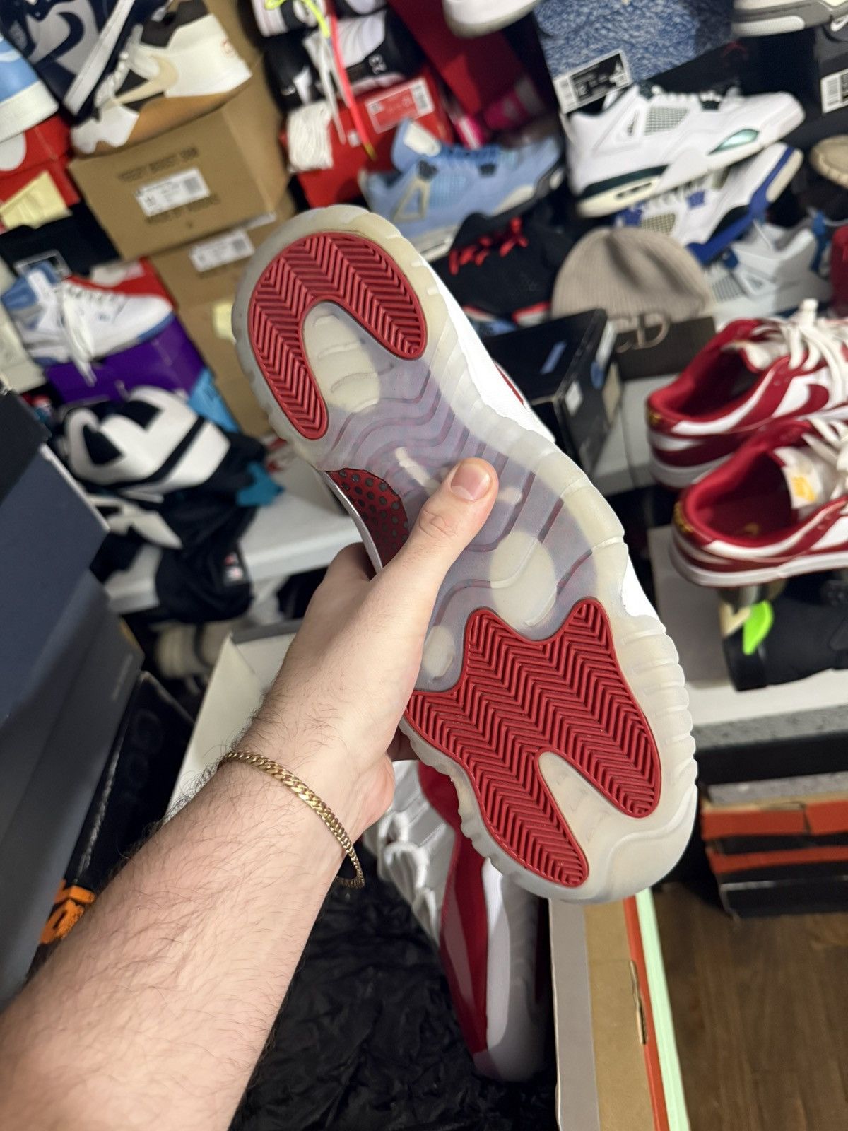 Jordan Brand Jordan retro 11 cherry sz 12 Size US 12 / EU 45 - 5 Thumbnail