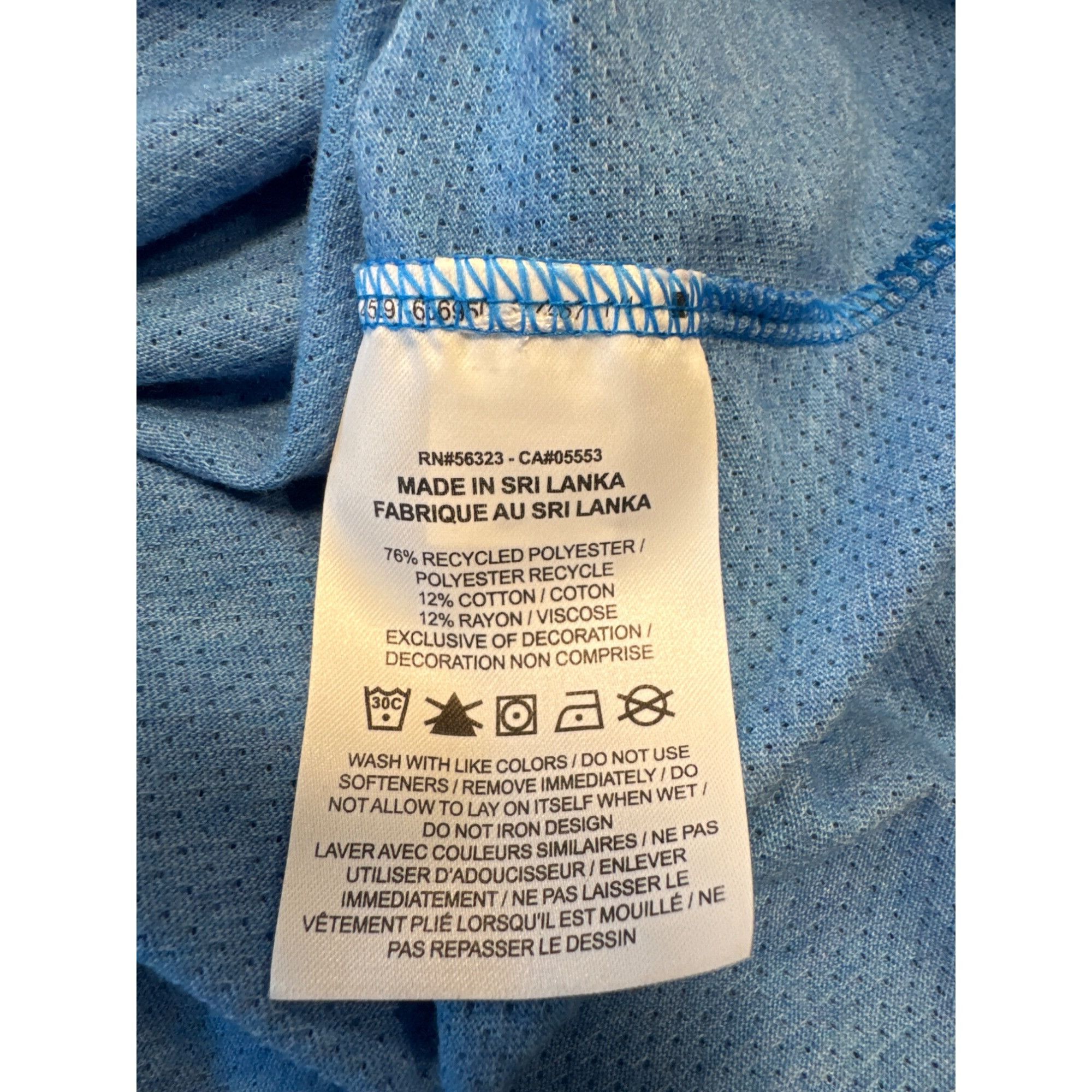 Nike Nike Dri-Fit Blue T-Shirt Size L SKU 7264 Size US L / EU 52-54 / 3 - 5 Thumbnail