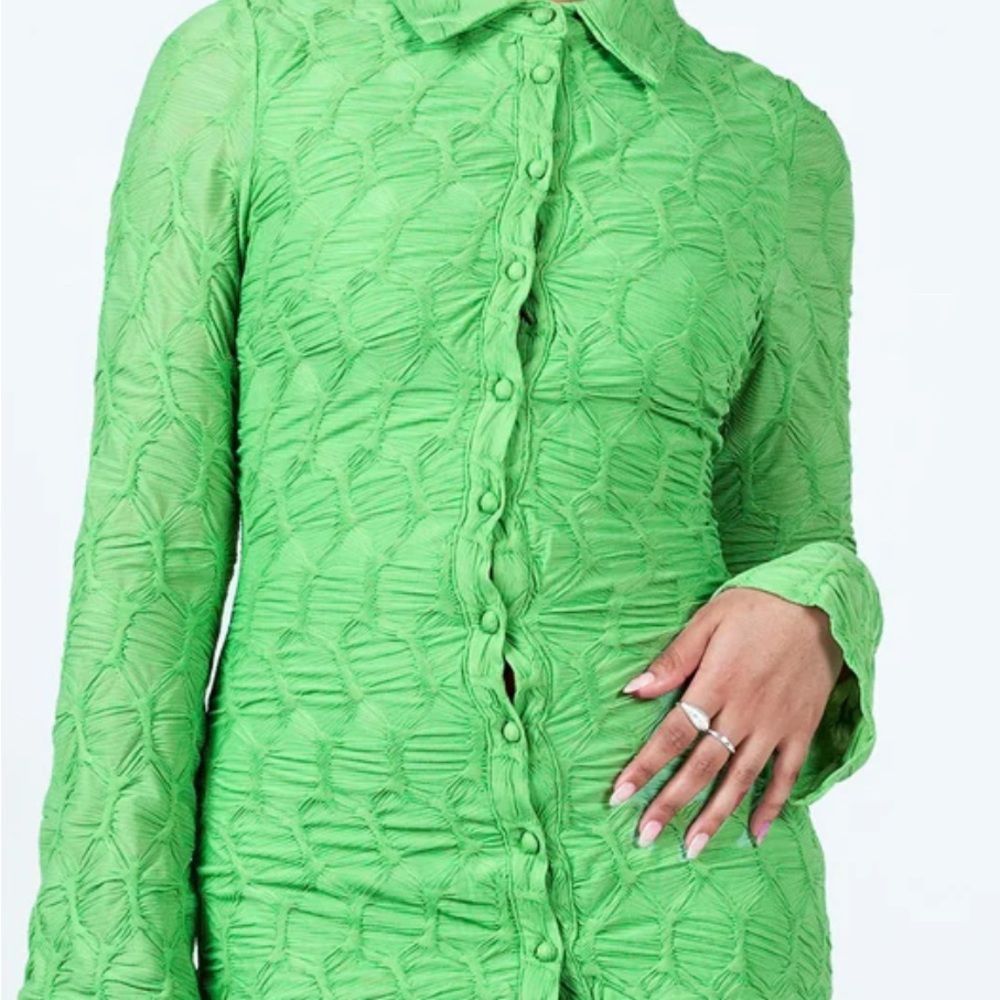 PRINCESS POLLY Princess Polly Green Mini Dress Size XS / US 0-2 / IT 36-38 - 1 Thumbnail