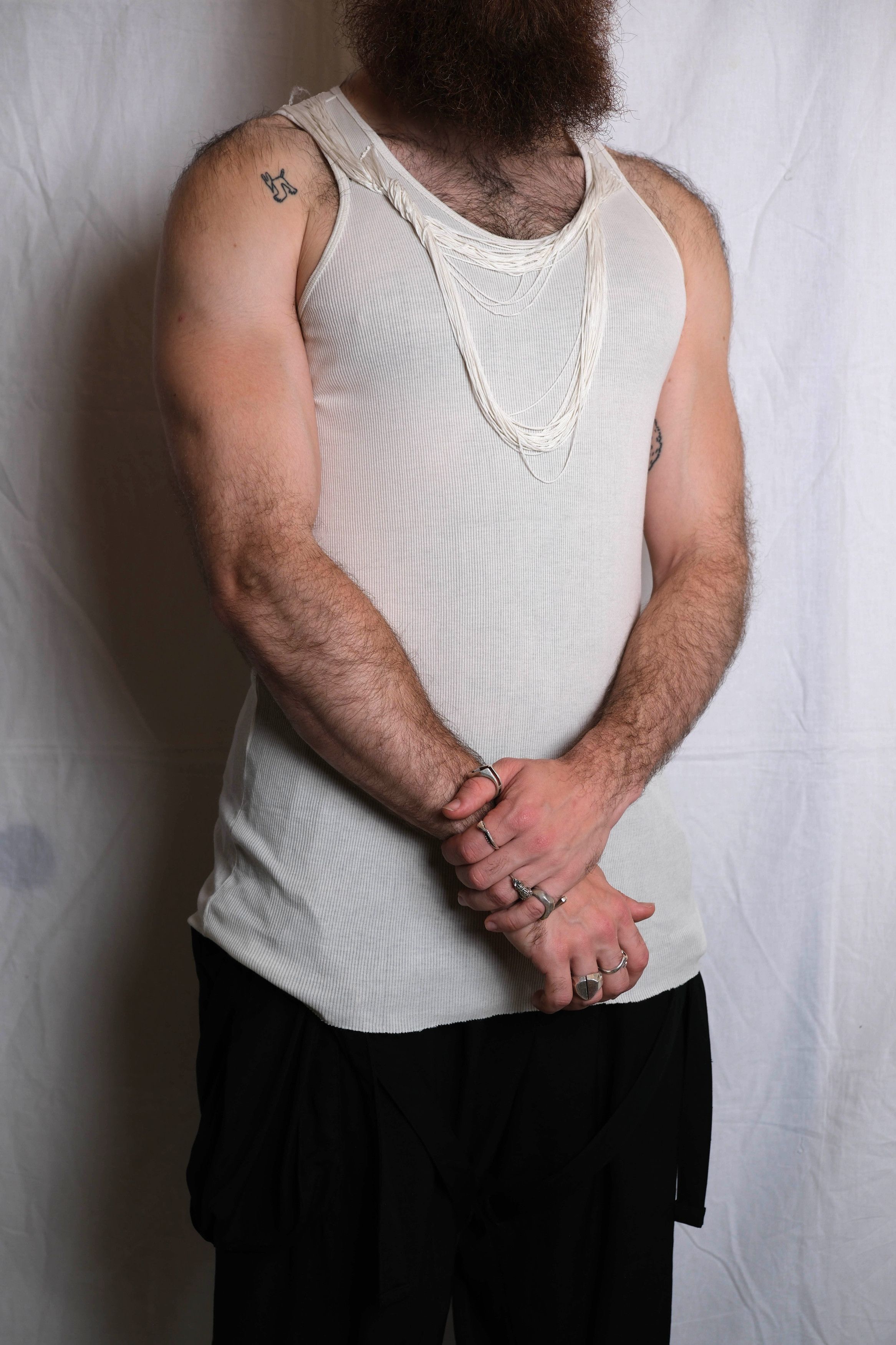 Julius Julius SS10 Neurbanvolker String Tank - 297CUM29 Size US L / EU 52-54 / 3 - 1 Thumbnail