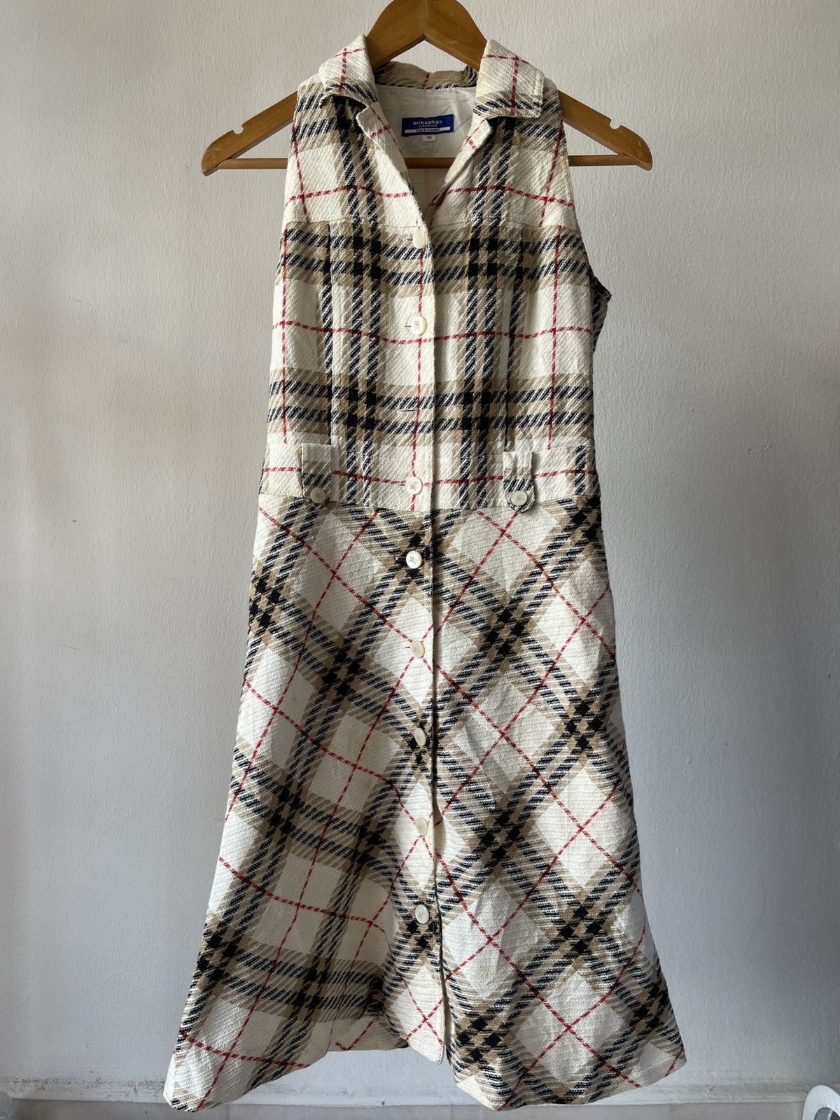 Burberry Burberry Nova Check Sleeveless Dress Size S / US 4 / IT 40 - 3 Thumbnail