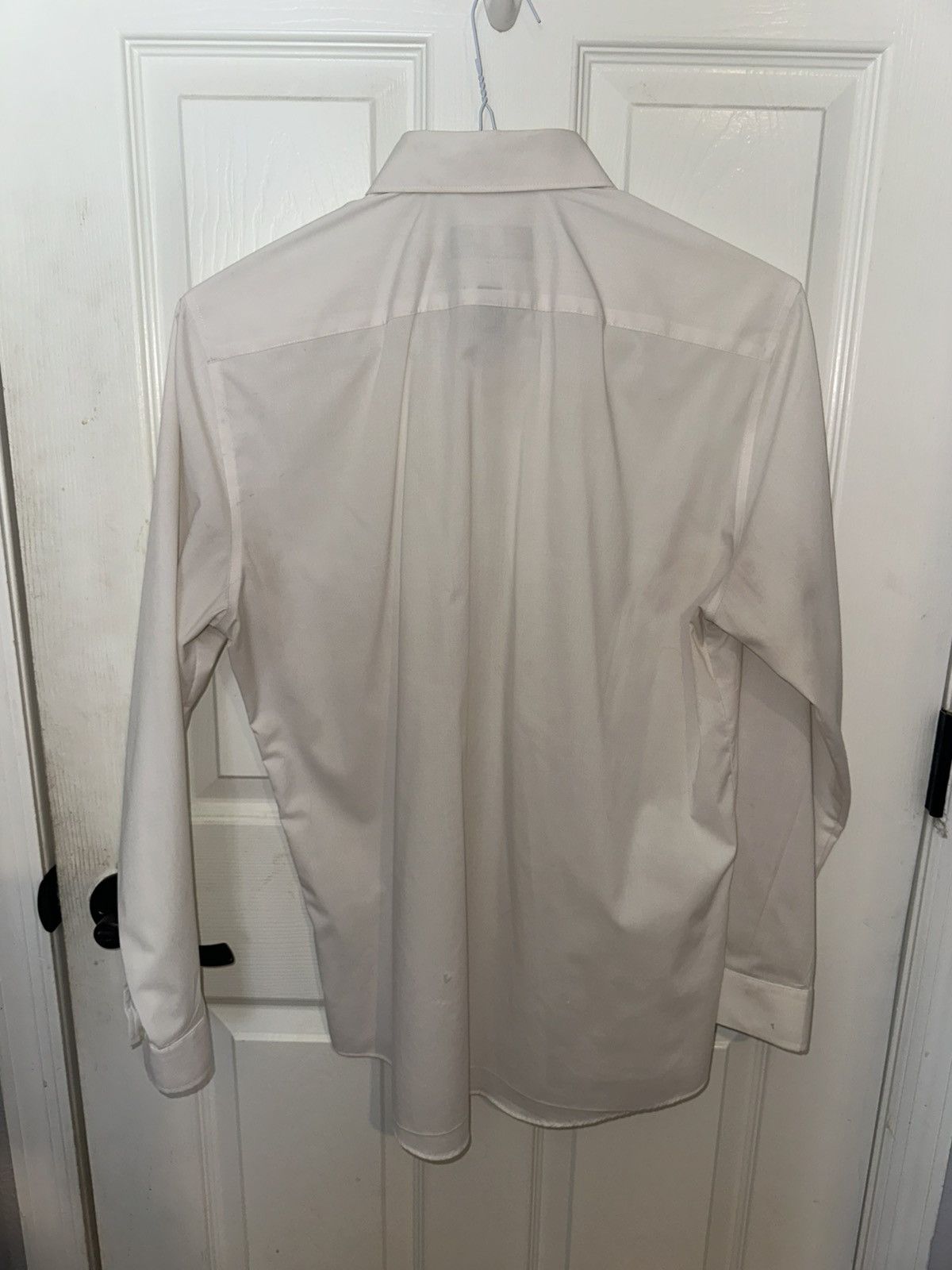 J Ferrar JF J Ferrar Slim Stretch Dress Shirt White Mens M 15-15.5 Size US M / EU 48-50 / 2 - 4 Thumbnail