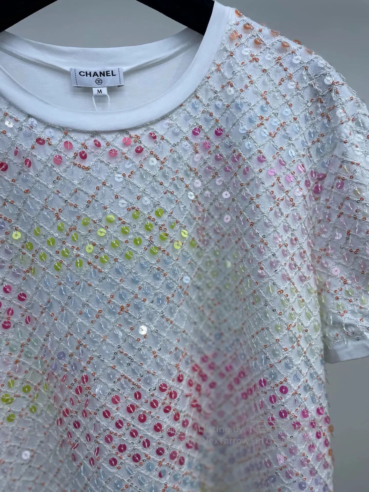Chanel Chanel Beach Sequin Short Sleeve Top. Size M / US 6-8 / IT 42-44 - 3 Thumbnail