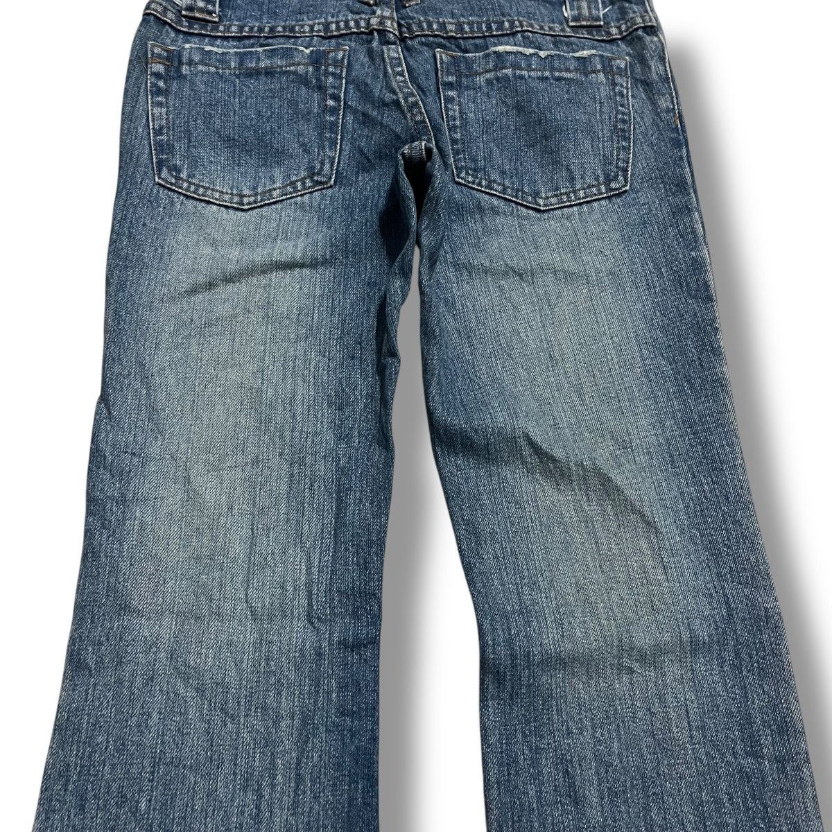 If Six Was Nine × Japanese Brand × Le Grande Bleu (L.G.B.) FLARE🔥 SPICE RICHE WASHED BLUE DENIM PANT Size 29" - 14 Thumbnail