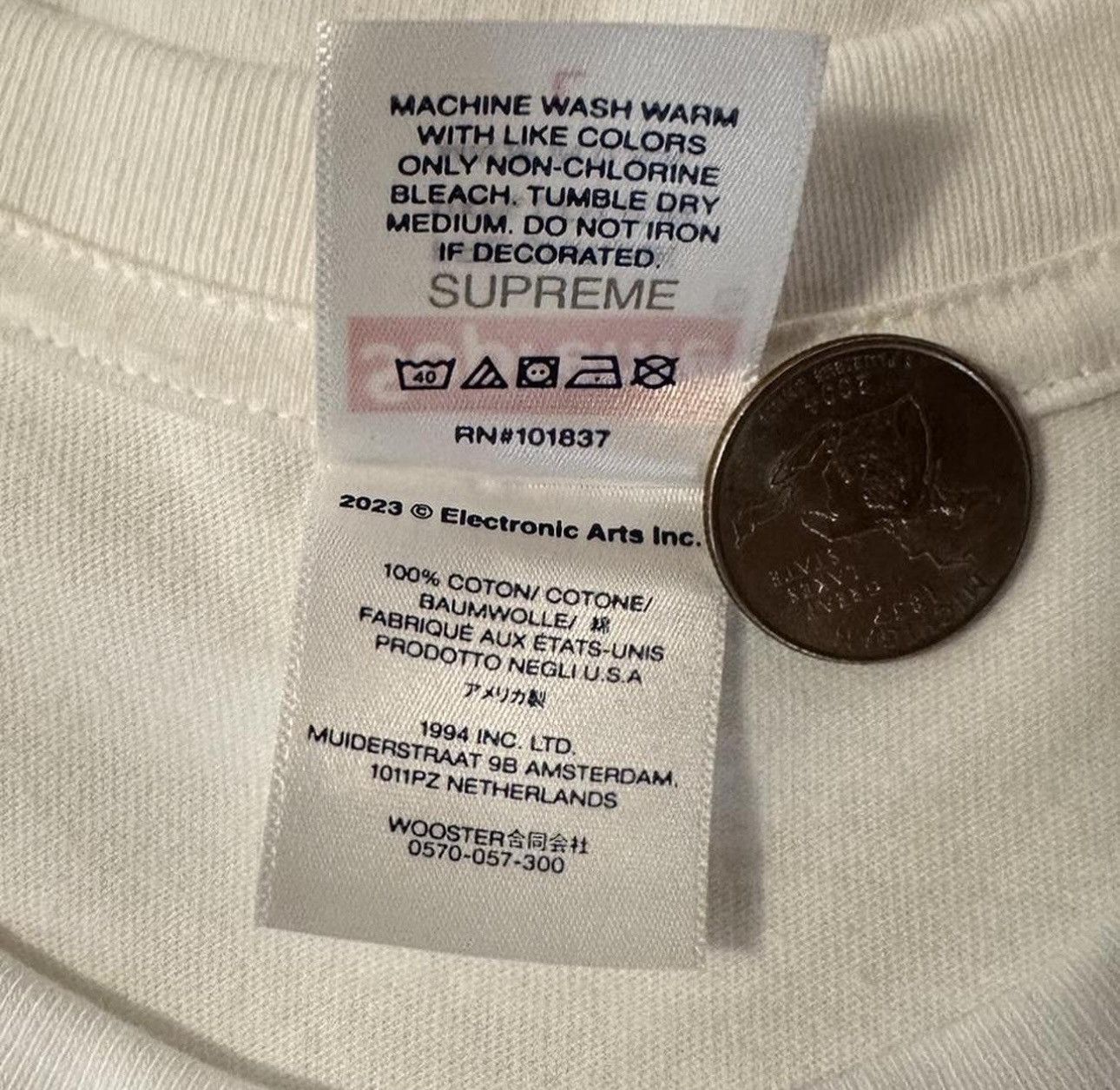 Supreme Supreme def jam fighter tee Size US L / EU 52-54 / 3 - 6 Thumbnail