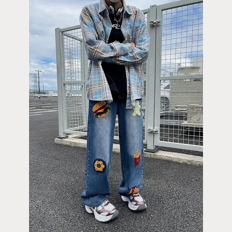 Japanese Brand Retro loose wide leg slightly flared jeans Size US 32 / EU 48 - 4 Thumbnail