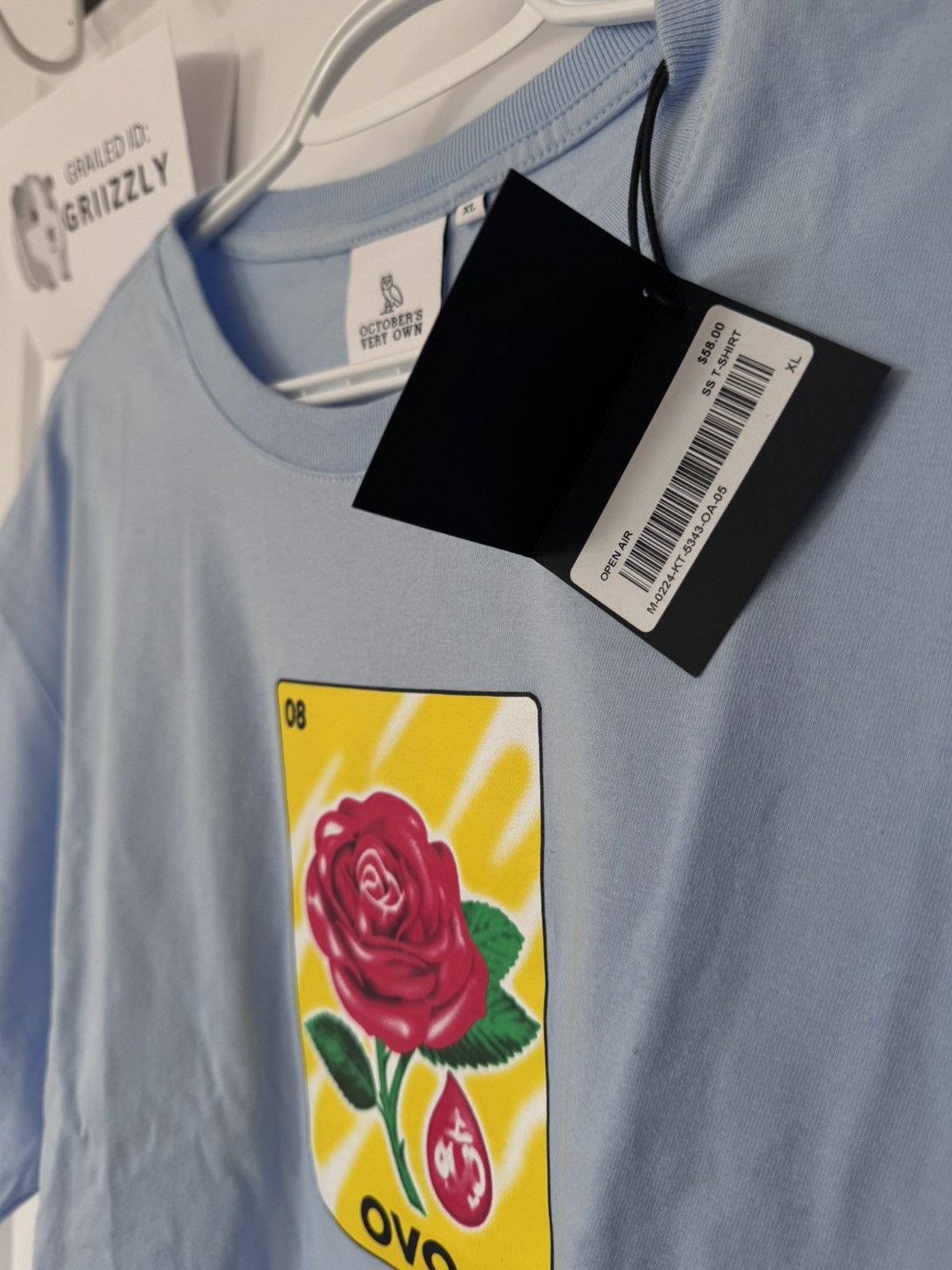 Drake OVO T-Shirt 🌹 Size US XL / EU 56 / 4 - 5 Thumbnail
