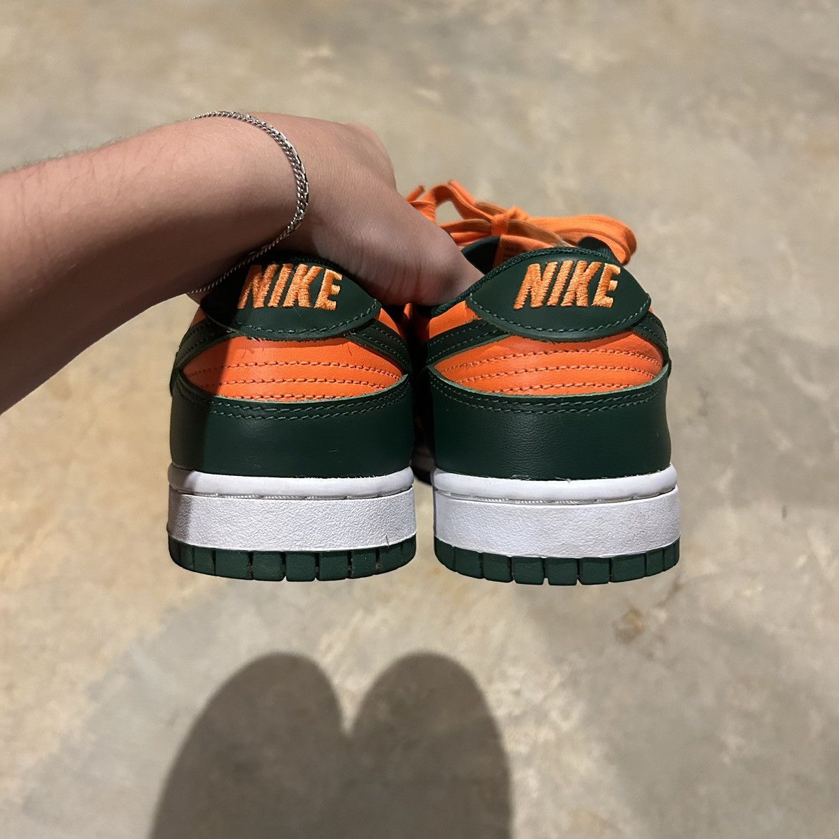 Nike Nike Dunk Low Retro Miami Hurricanes 2022 US 8 Size US 8 / EU 41 - 4 Thumbnail