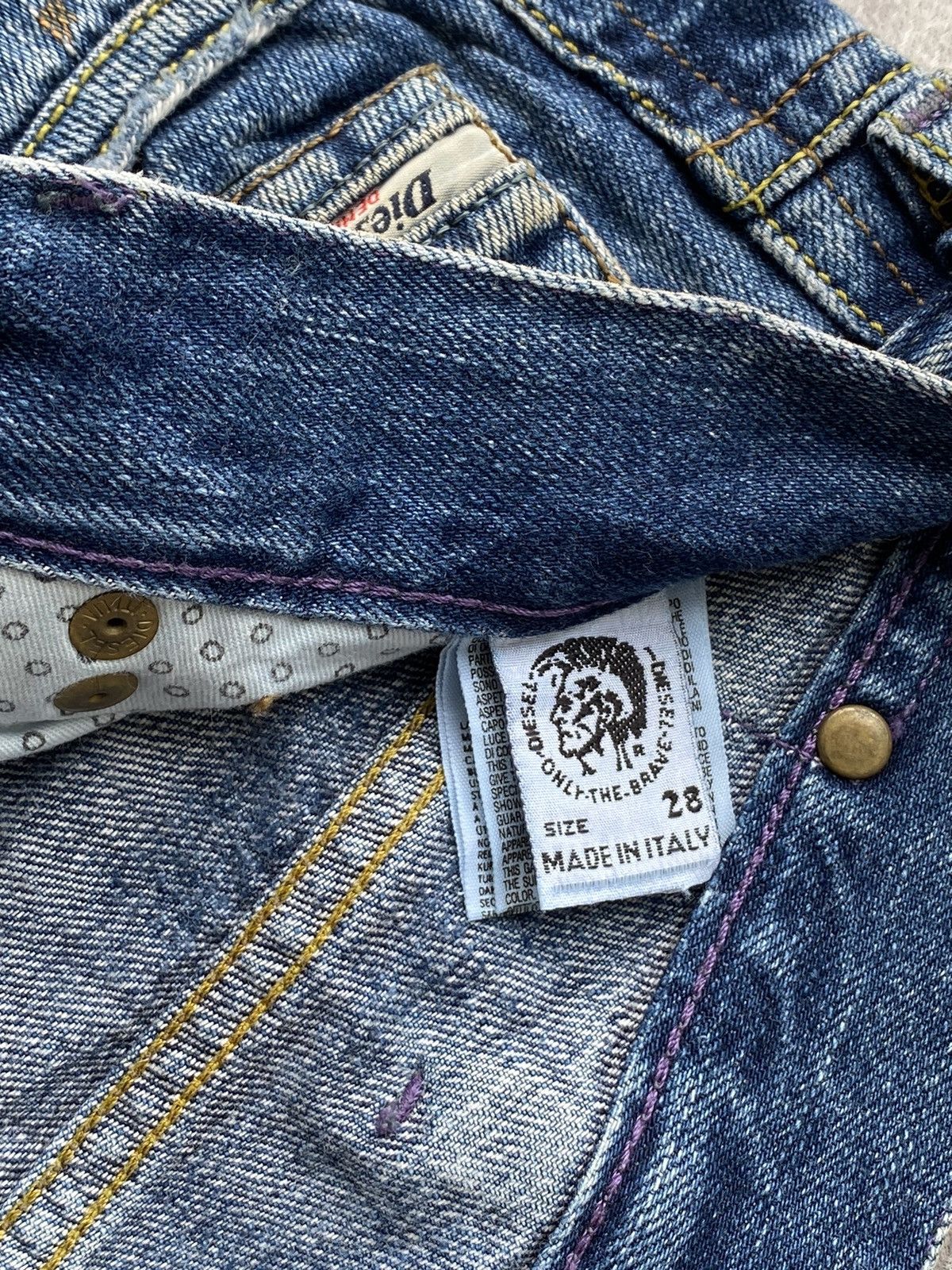 Diesel Vintage Diesel Super Flared Denim / Tornado Mart Size US 31 - 11 Thumbnail