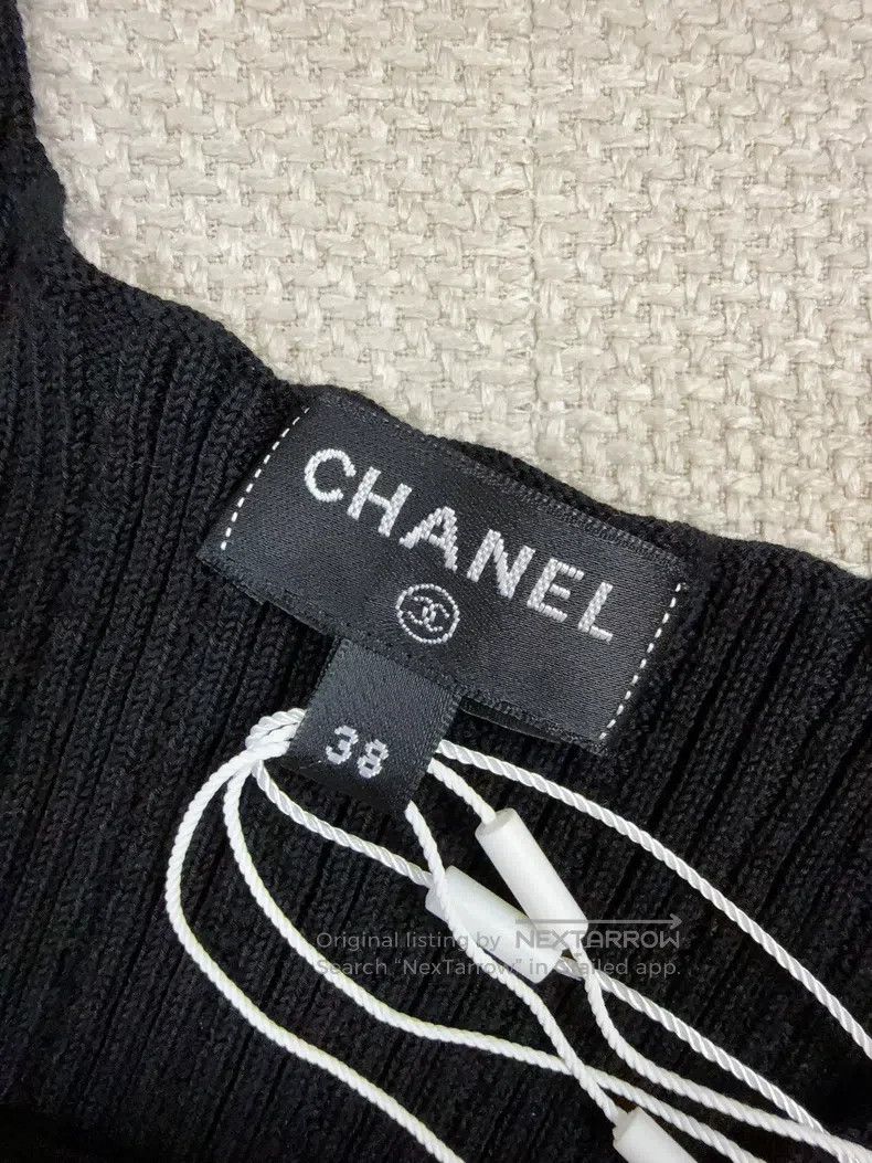 Chanel Chanel 22p black knitted suspenders Size XS / US 0-2 / IT 36-38 - 6 Thumbnail