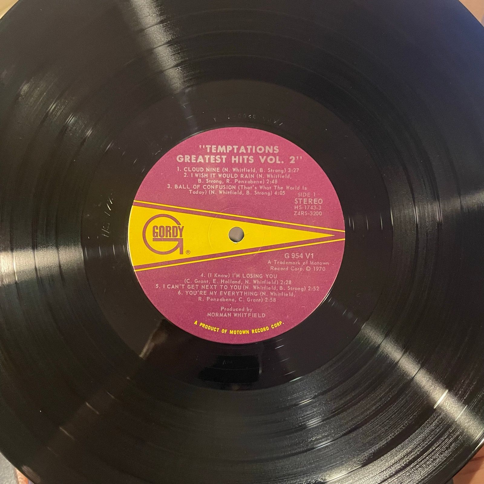 Other The Temptations - Greatest Hits II LP vintage vinyl record Size ONE SIZE - 3 Thumbnail