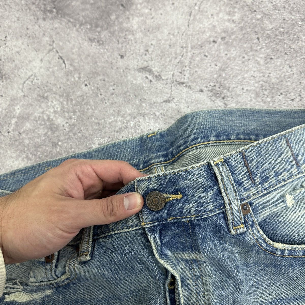 Vintage 00s Denim & Supply Ralph Lauren distressed jeans