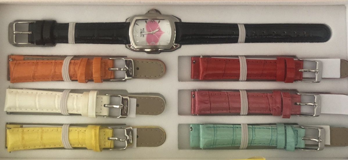 Invicta New Invicta LUPAH Peace & Love Watch w/ 7 Leather Bands Size ONE SIZE - 4 Thumbnail