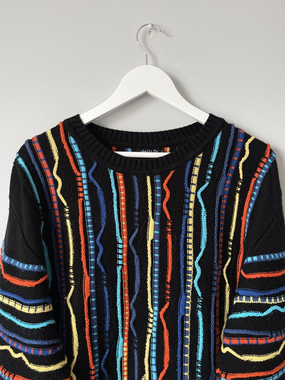 Vintage Vintage 90's Coogi Style Archive Rare 3D Knit Sweater Size US XL / EU 56 / 4 - 4 Thumbnail
