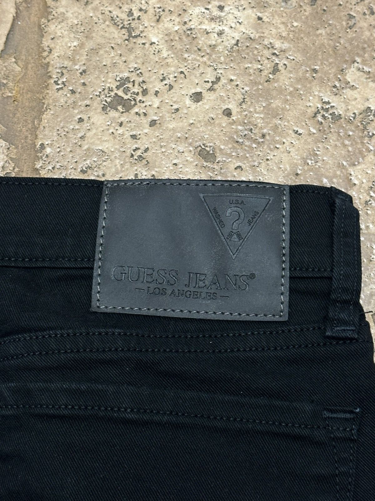 Guess Guess Men’s Black Denim Jeans Pants Lincoln Slim Straight Size US 34 / EU 50 - 9 Thumbnail