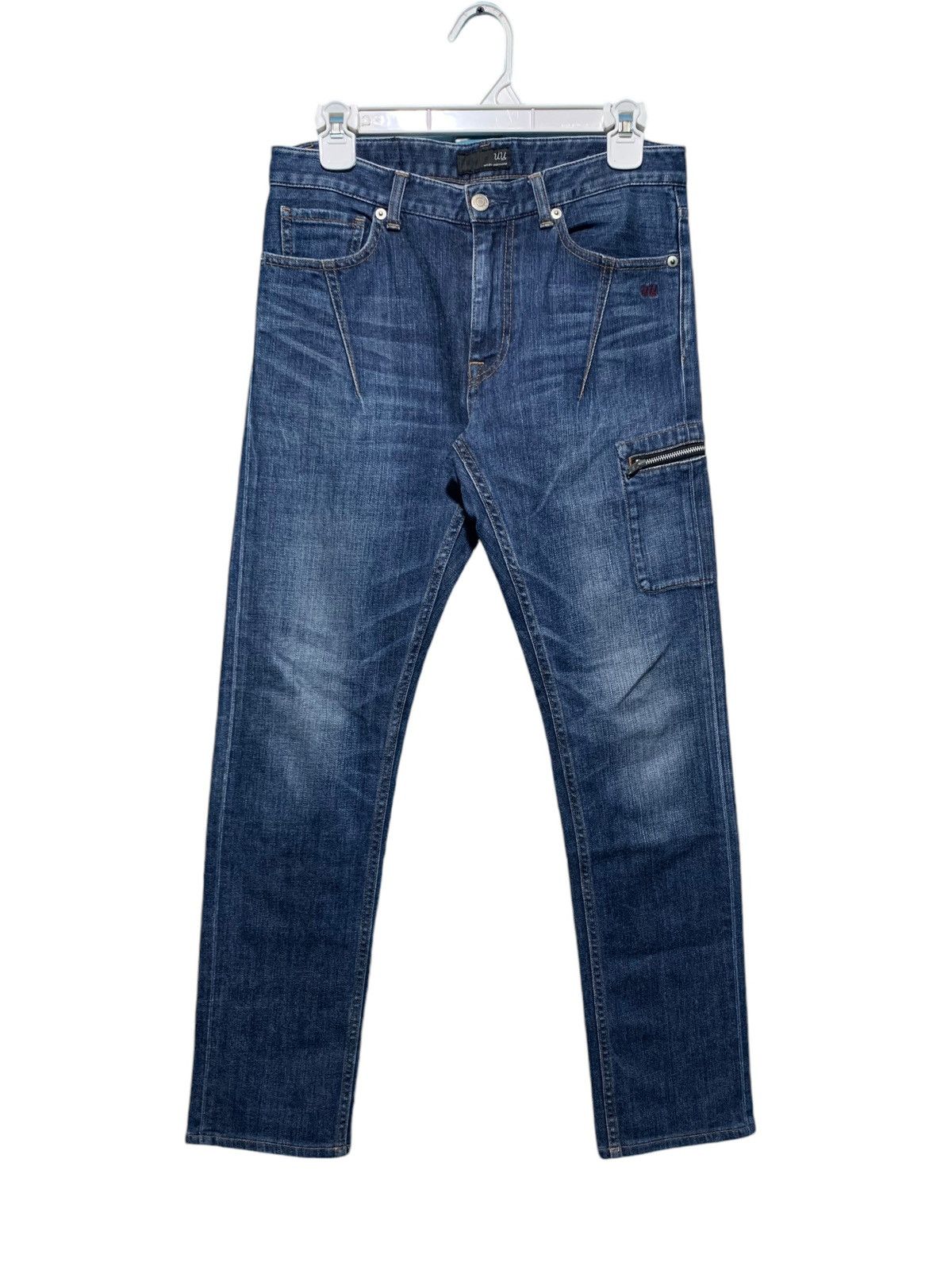 Jun Takahashi Jun Takahashi Undercover side zipped pocket denim jeans Size US 30 / EU 46 - 1 Thumbnail