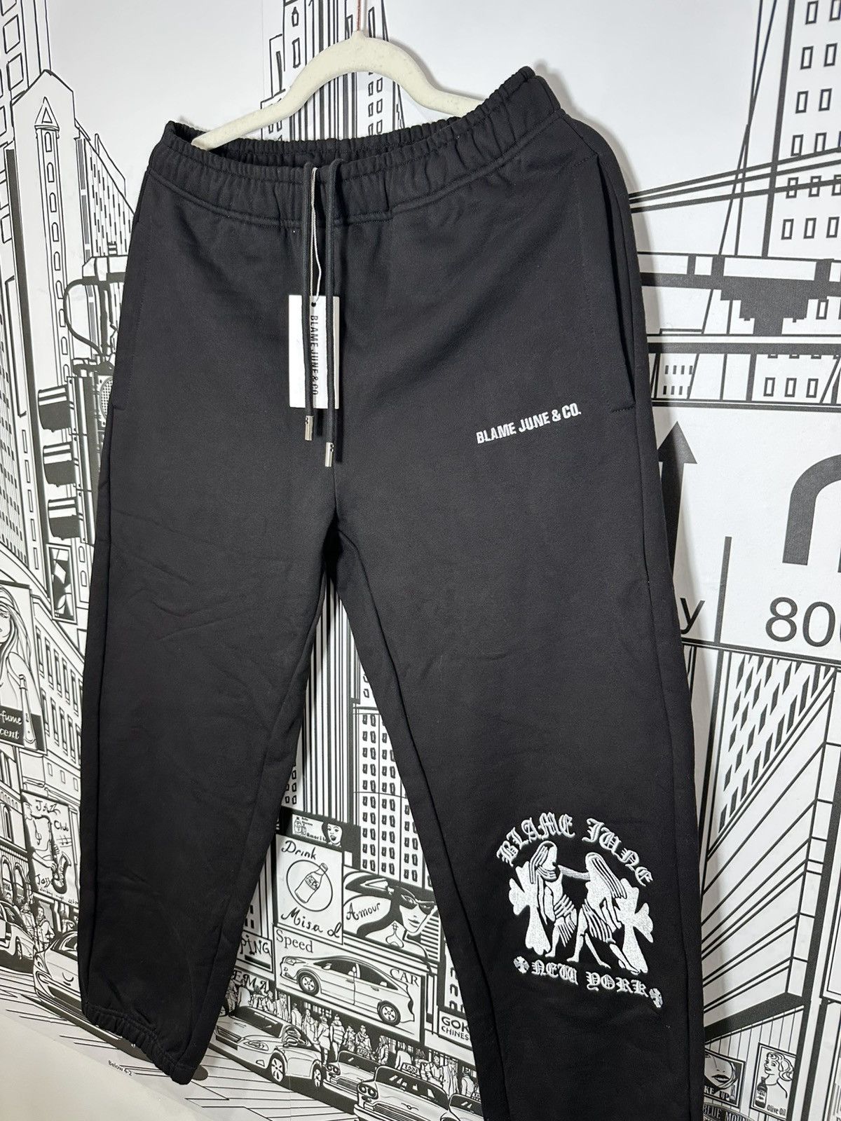 Other Blame June & Co. Gemini Sweatpants Small Black Size US 30 / EU 46 - 3 Thumbnail