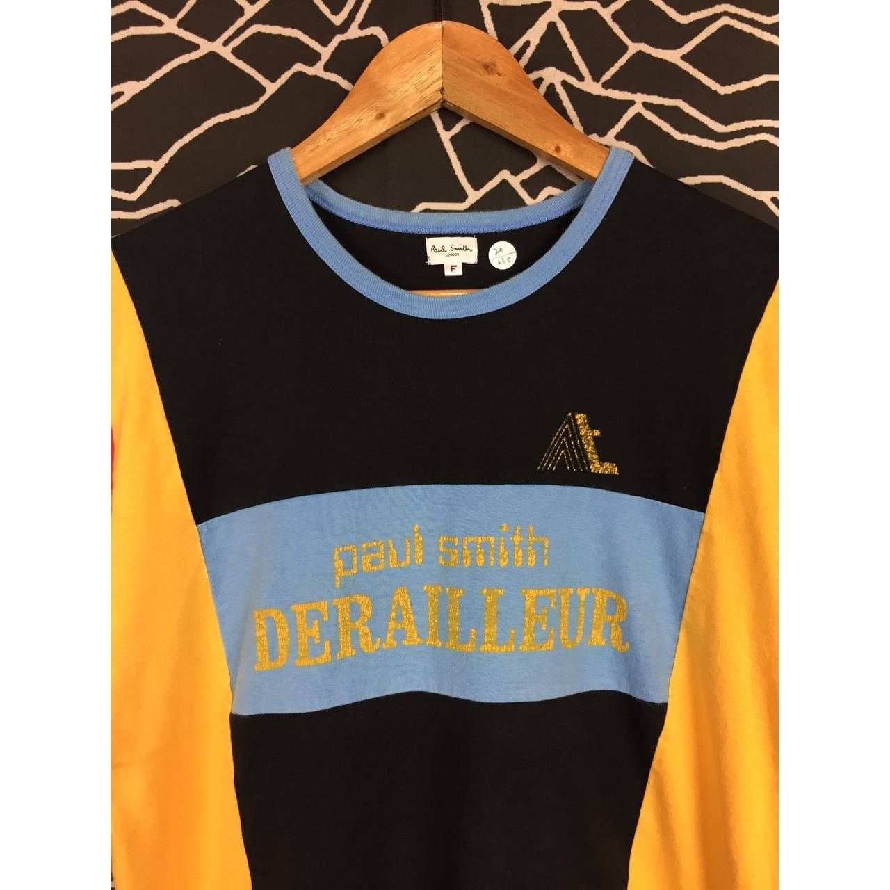 Paul Smith Paul Smith London DERAILLEUR Spell Out Logo Color Block Tee Size US M / EU 48-50 / 2 - 3 Thumbnail