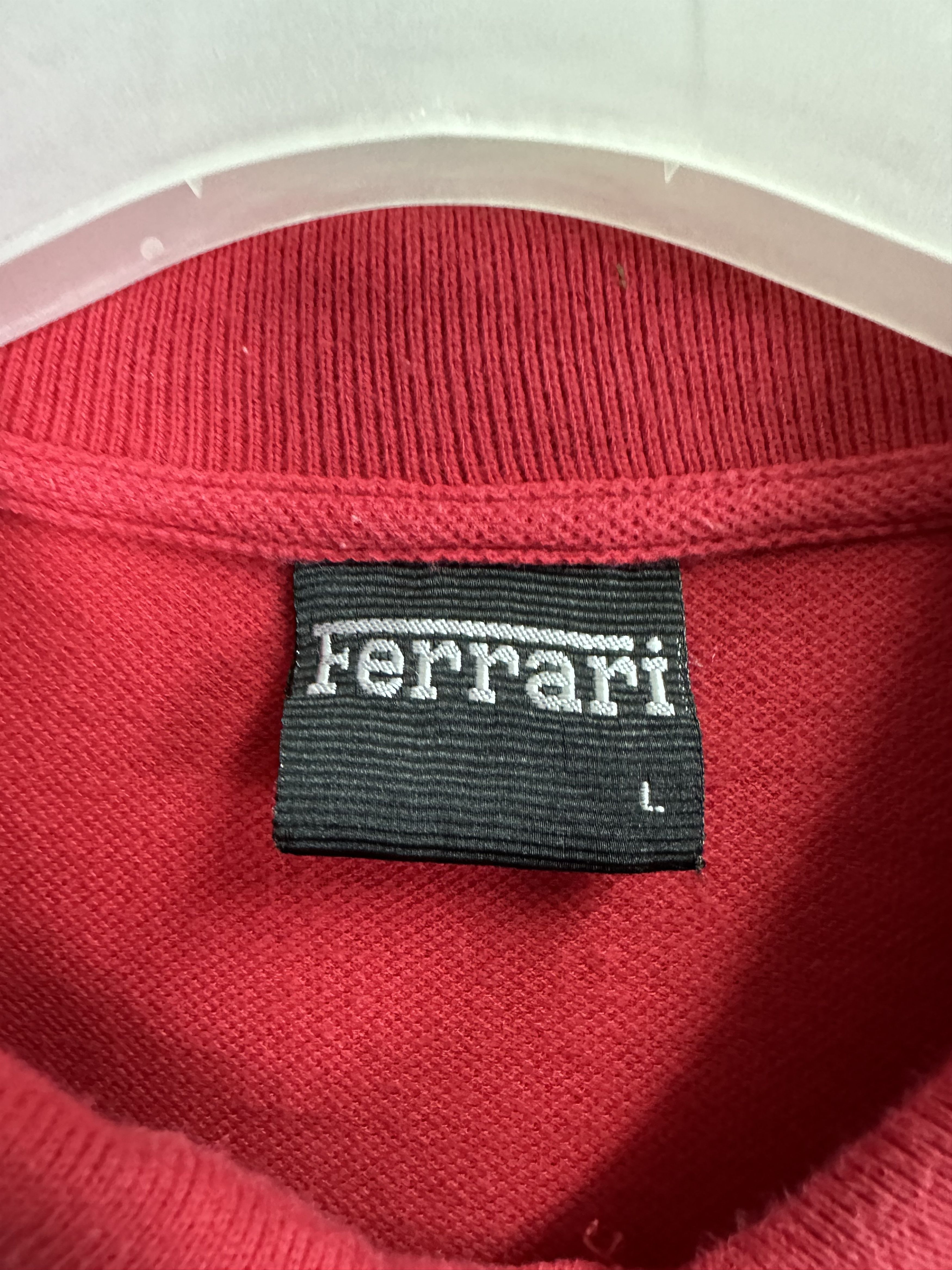 Ferrari Ferrari F1 World Championship 2004 Polo Red Washed A323 Size US M / EU 48-50 / 2 - 6 Thumbnail