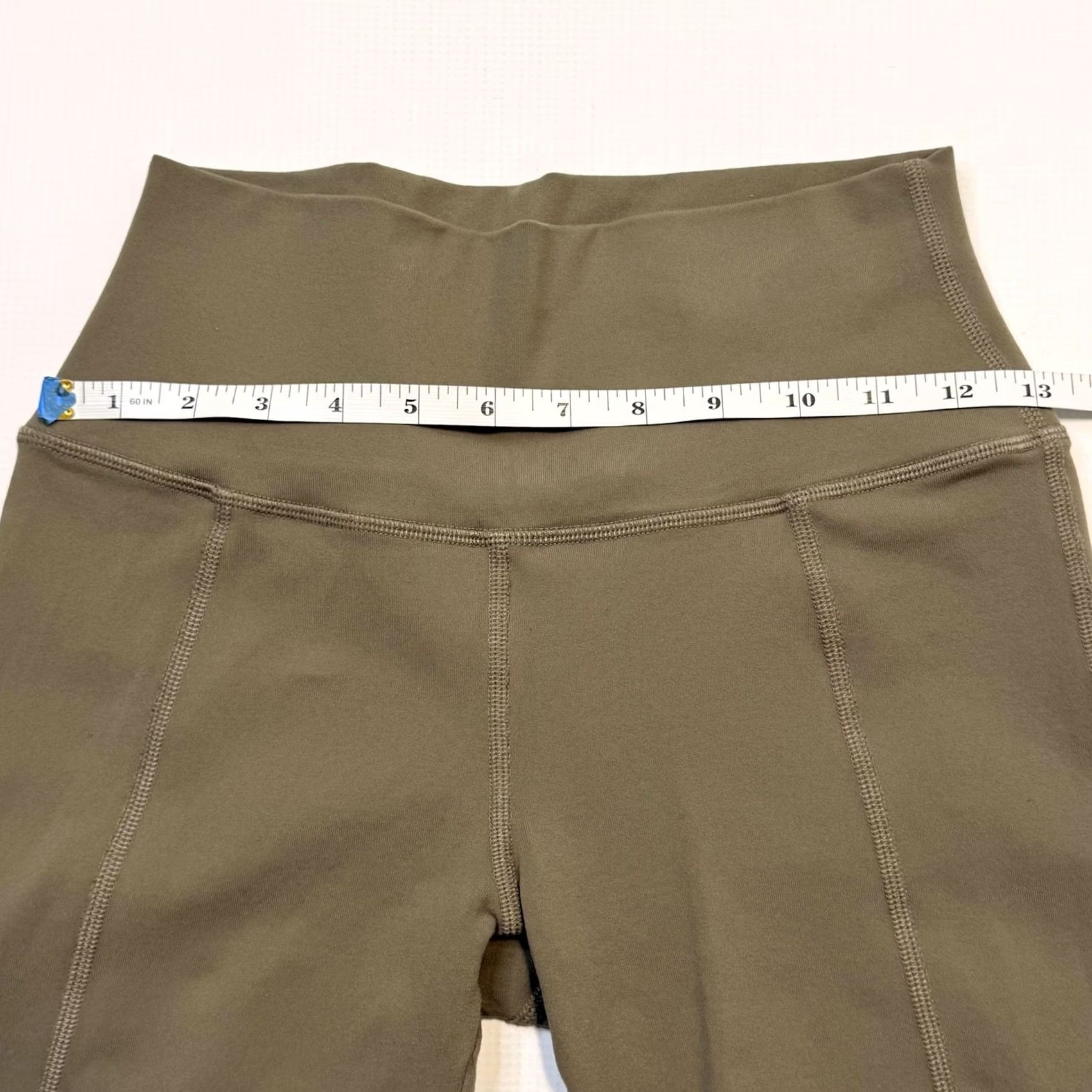 Alo ALO Leggings Womens Small Green High Waist Jogger Cuff Ankle Yoga Gym Athletic Slim" Size 28" / US 6 / IT 42 - 6 Thumbnail