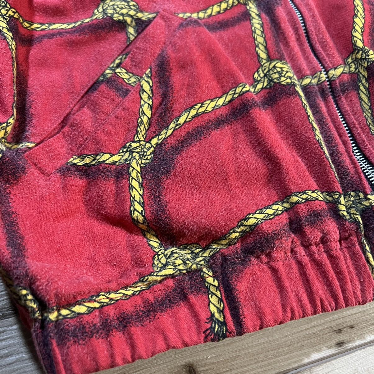 Sasquatchfabrix Sasquatchfabrix AW05 3D Rope Check Reversible Hoodie Size US M / EU 48-50 / 2 - 8 Thumbnail