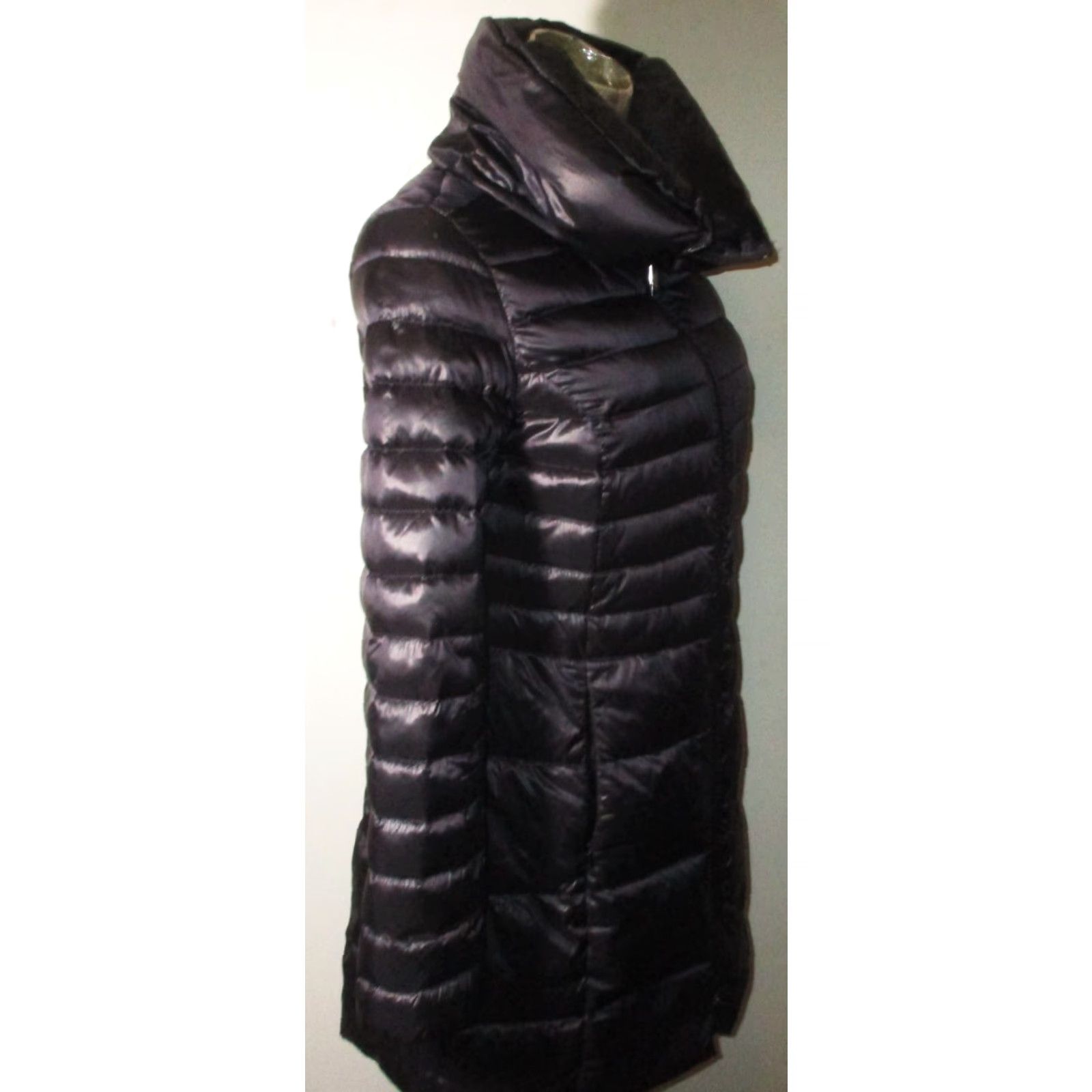 Bebe BEBE Purple Full Zip Puffer Insulated Coat Womens S High Collar Nylon Blend Lining Polyester All Seasons Jacket Trending Size S / US 4 / IT 40 - 3 Thumbnail
