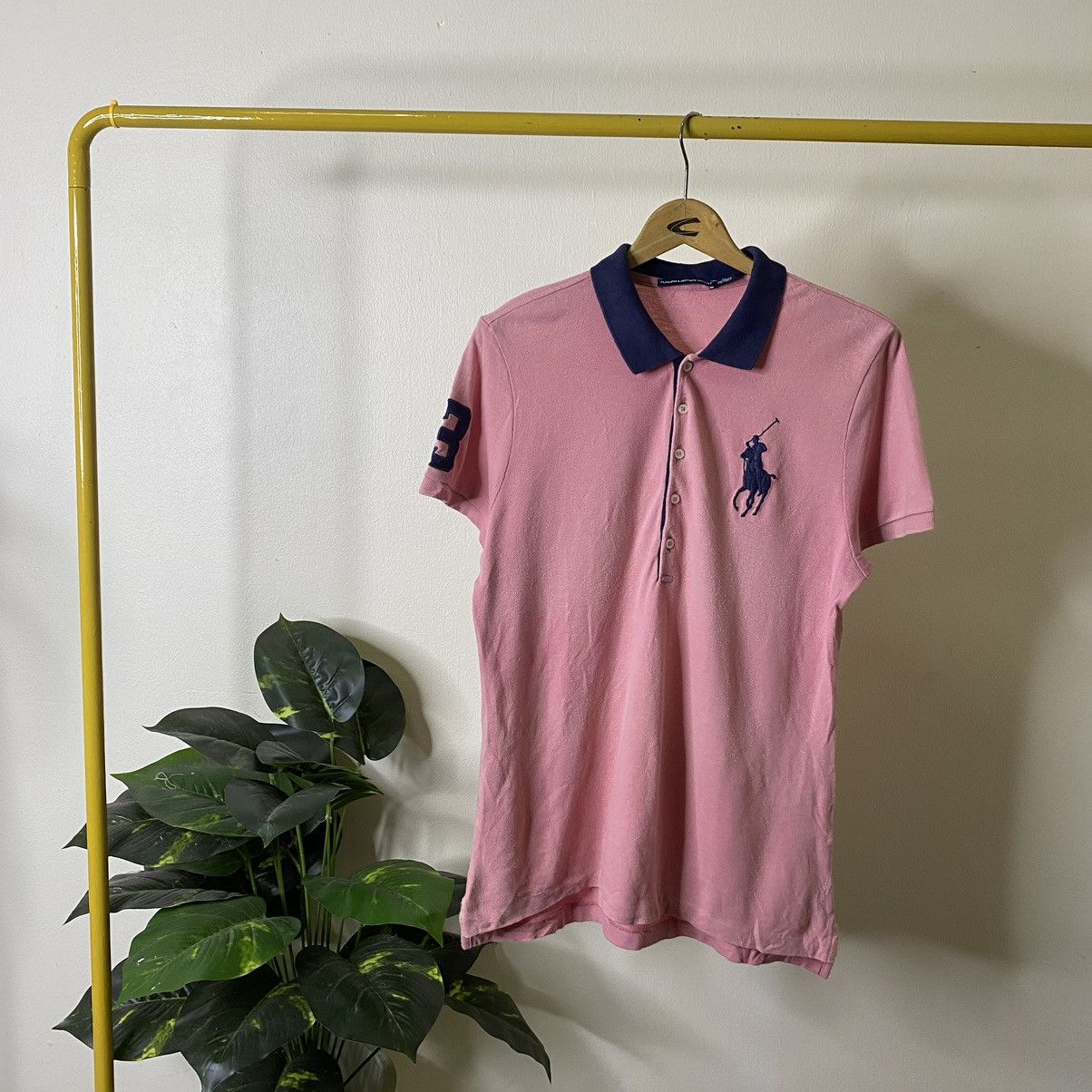 Polo Ralph Lauren × Vintage Vintage Ralph Lauren Big Pony Women Polo T Shirt Size M / US 6-8 / IT 42-44 - 1 Thumbnail