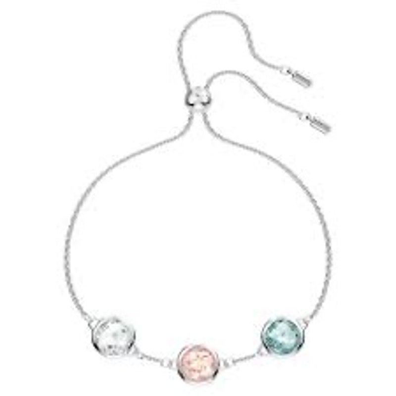Swarovski Swarovski Tahlia bracelet Multicolored, Rhodium plated M Size ONE SIZE - 4 Thumbnail