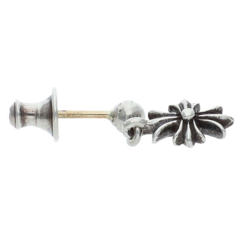 Chrome Hearts Chrome Hearts Tiny ECH Plus Drop Silver Earring Size ONE SIZE - 3 Thumbnail