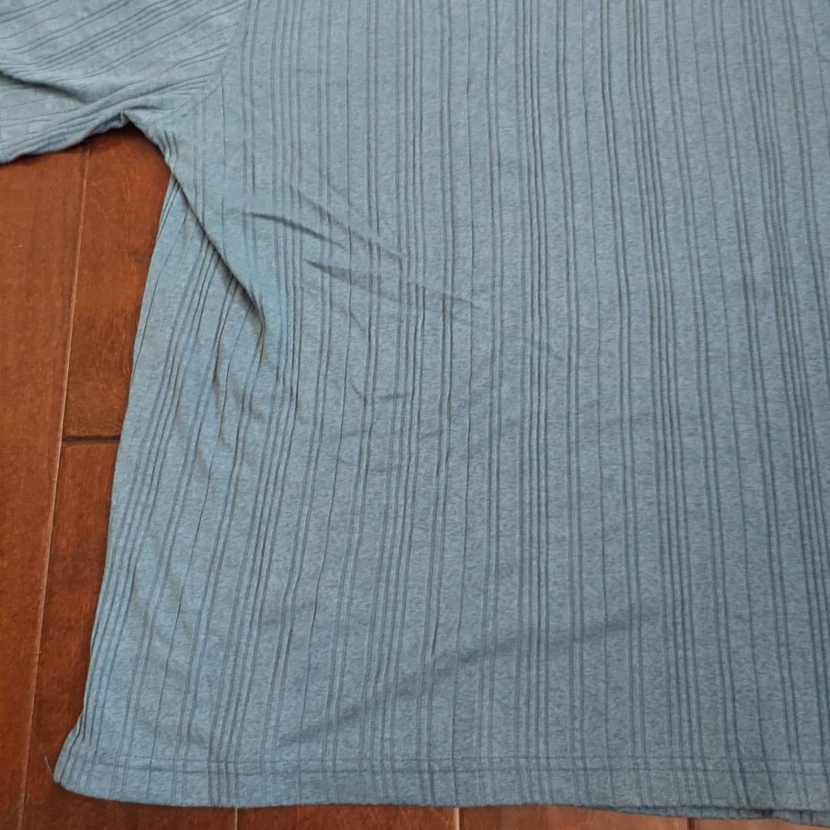 Vintage Methode Polo Shirt - Shirt - Men - 2XL - Blue - Short Sleeve - Button - Collared - Ribbed - Polyester Rayon - Classic, Golf - All Seasons - Easy Care Size US XXL / EU 58 / 5 - 3 Thumbnail