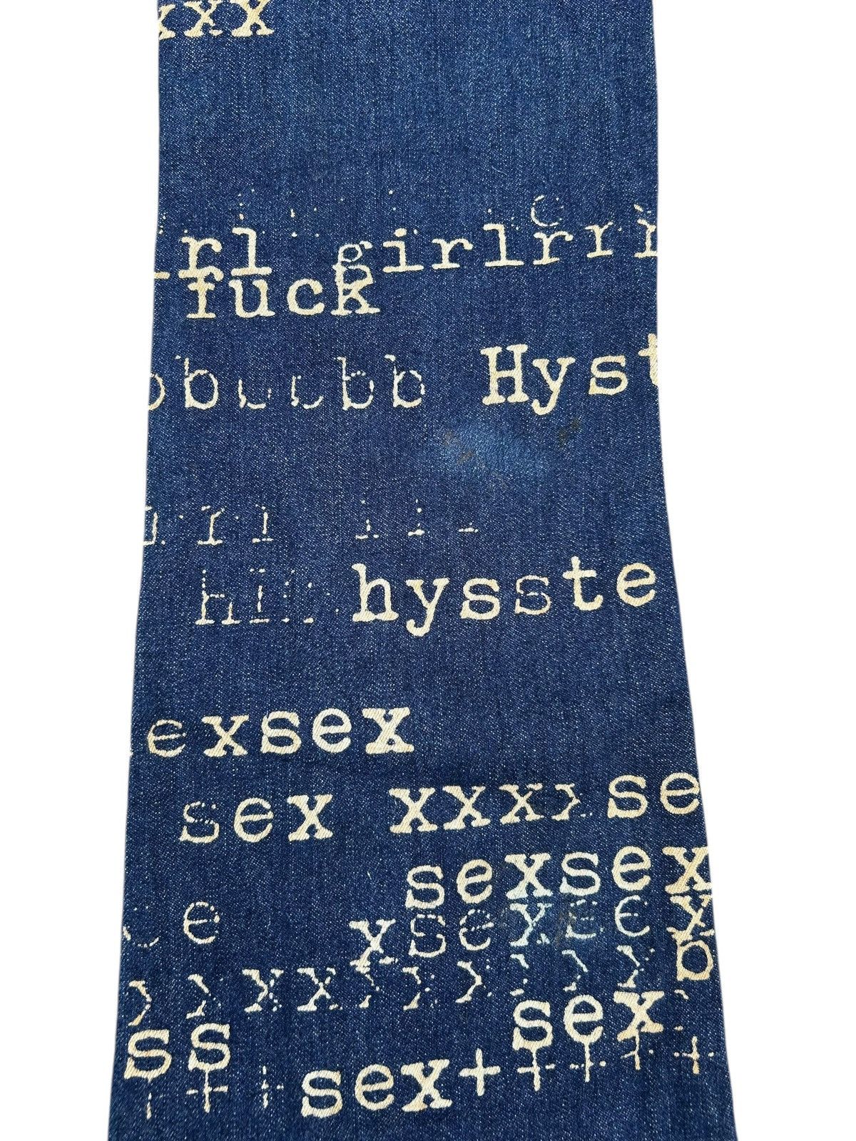 Hysteric Glamour Flare Hysteric Glamour Bitch Fuck Sex Rare Denim ☠️☠️ Size US 28 / EU 44 - 9 Thumbnail