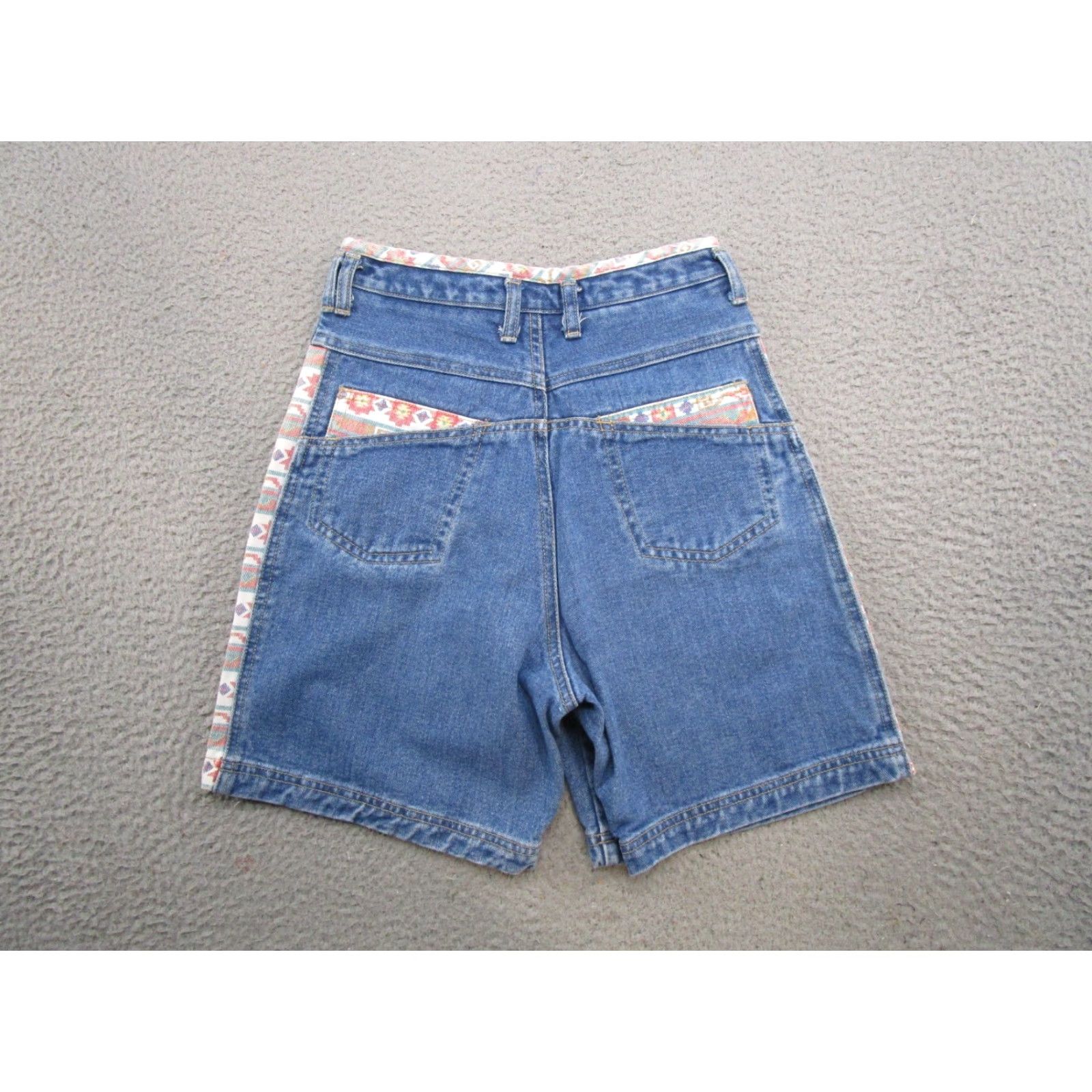 Vintage VINTAGE County Seat High Waisted Mom Blue Denim Jean Shorts Size 4 90s 5-Pocket Design Womens Jeans Shorts Silhouette Classic 90s Size 27" / US 4 / IT 40 - 7 Thumbnail