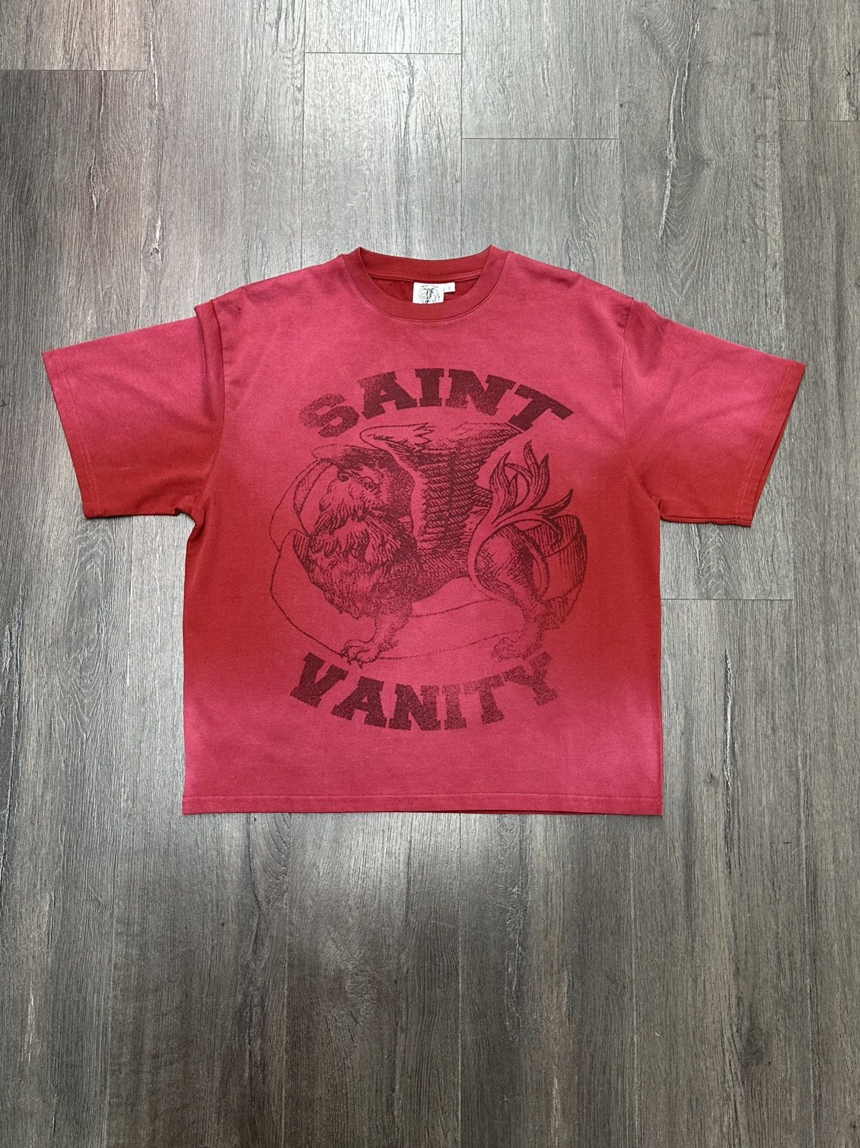 Saint Vanity Saint Vanity "Griffin" Burgundy T-Shirt size M Size US M / EU 48-50 / 2 - 1 Thumbnail