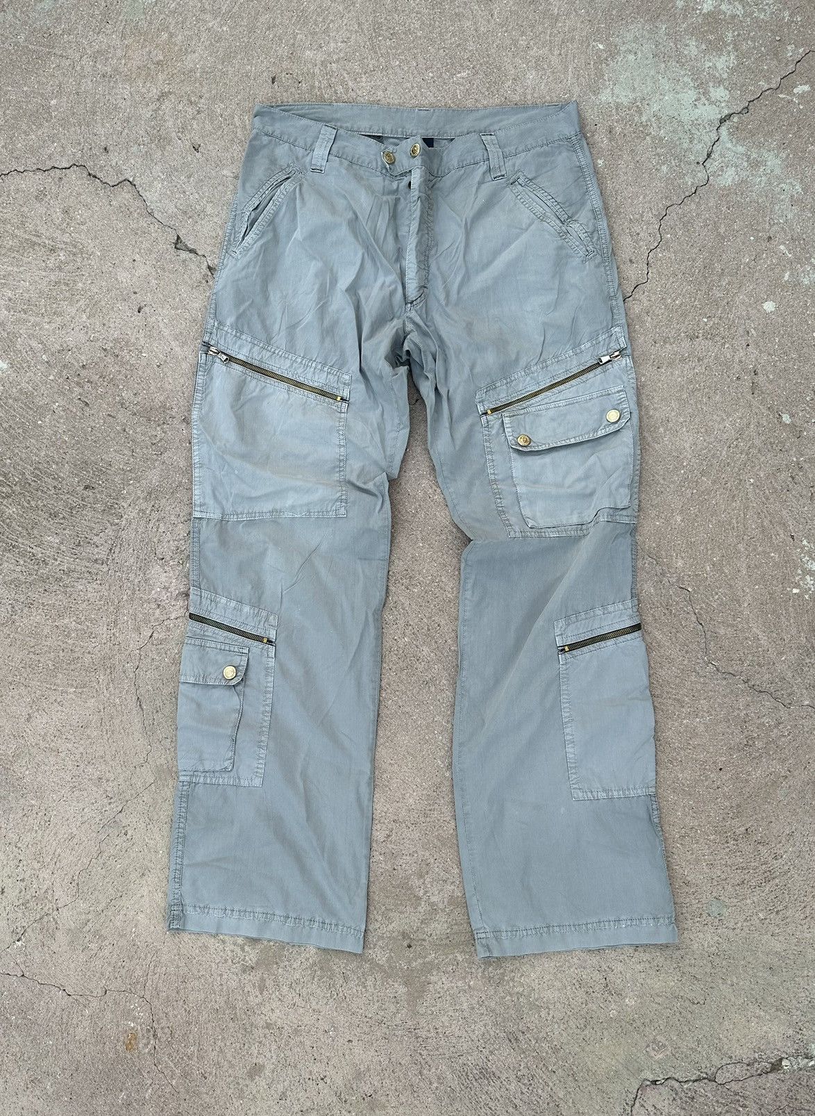 Image of Dolce Gabbana Dolce&gabbana Cargo Pants Grey, Men's (Size 36)