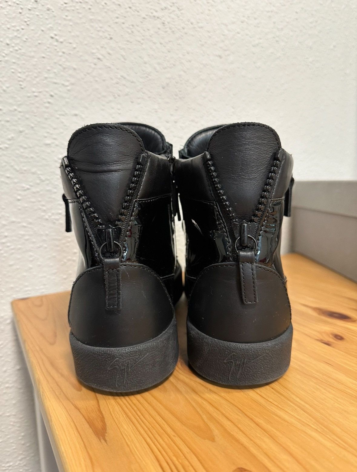 Giuseppe Zanotti Giuseppe Zanotti Patten Leather High Top Size US 7 / EU 40 - 7 Thumbnail