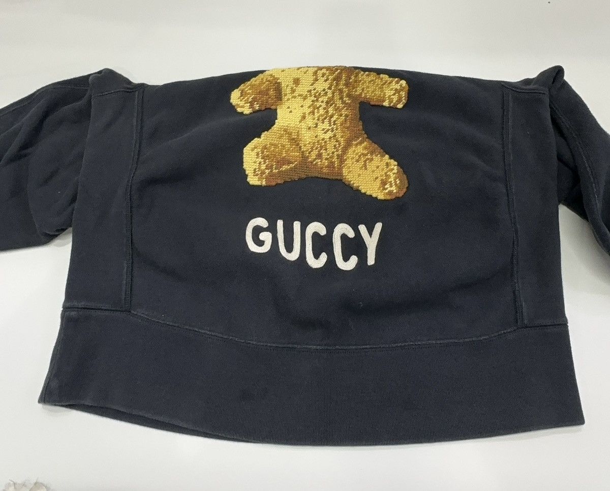 Gucci Gucci sweatshirt with a needlepoint teddy bear Sweatshirt Size US XS / EU 42 / 0 - 8 Thumbnail