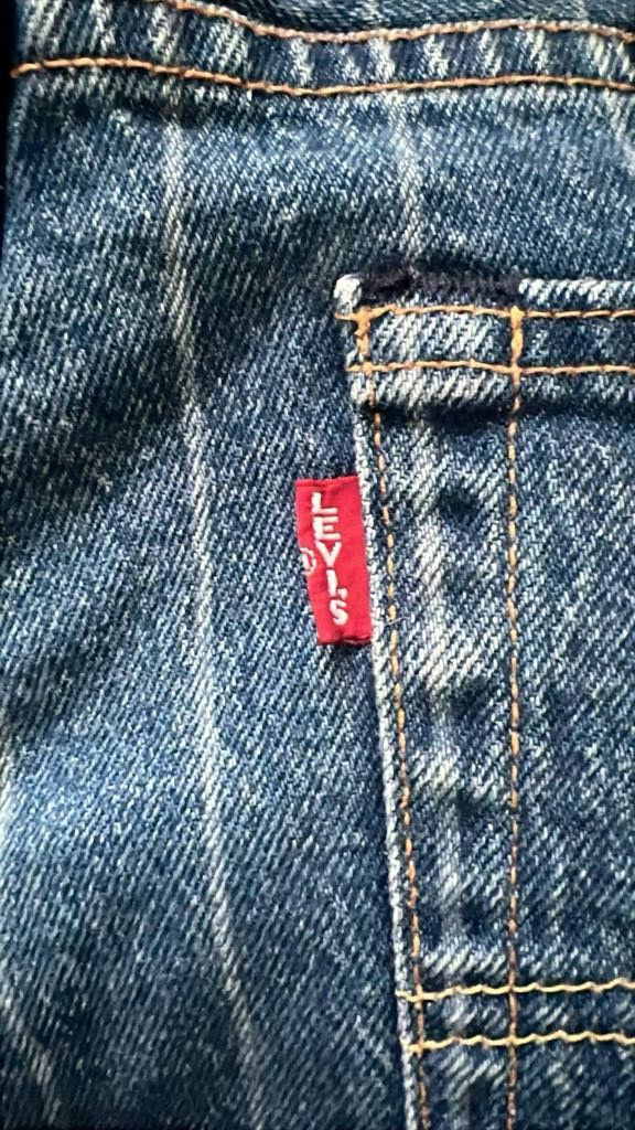 Levi's × Vintage Levi's sample 501 stripe blue eyes jeans Size US 32 / EU 48 - 4 Thumbnail