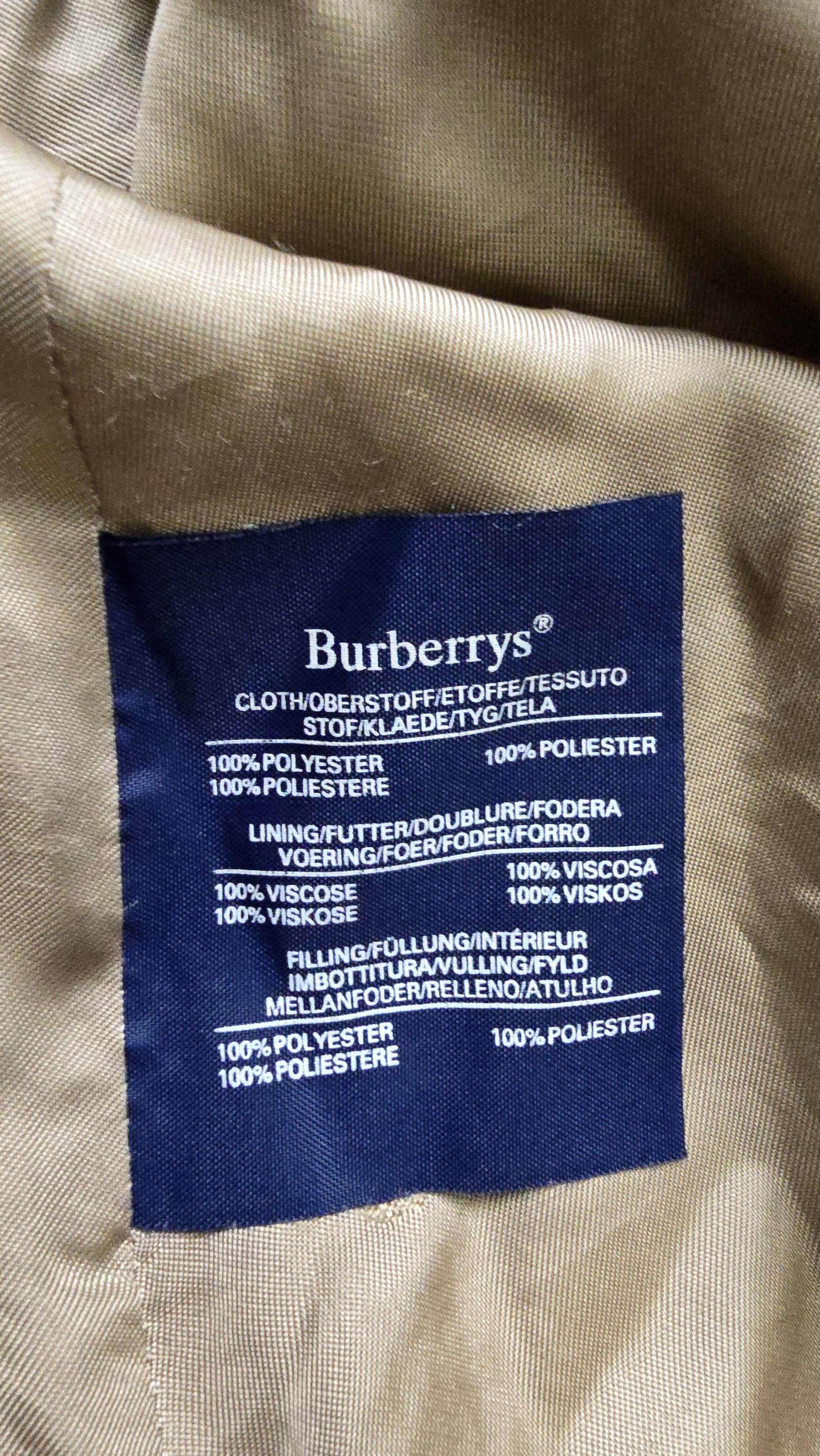 Burberry Vintage Burberrys London Women' Quilted Jacket Trench Coat Size L / US 10 / IT 46 - 24 Thumbnail
